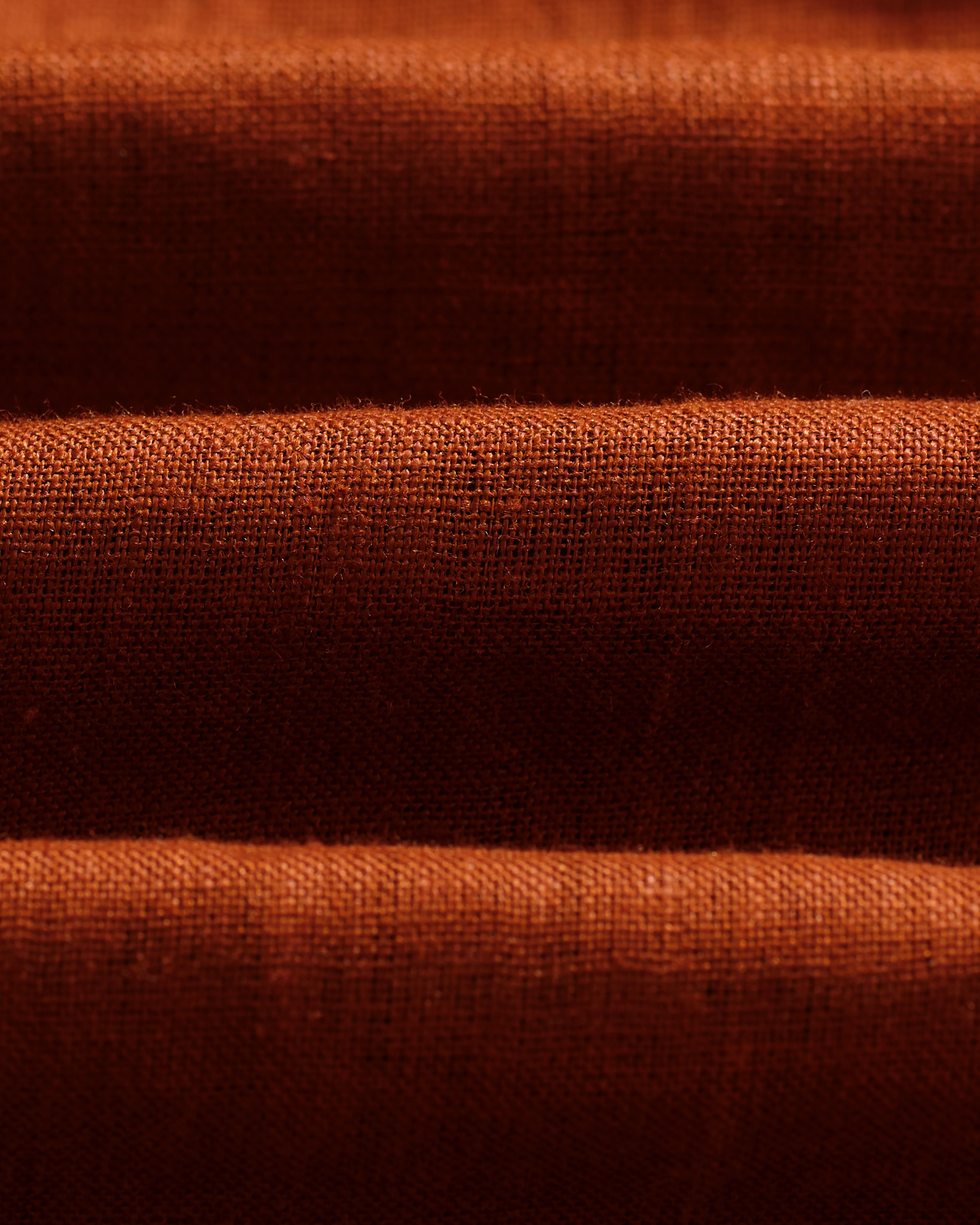 Alp - Rust Linen Slim Fit Trousers - Image 9