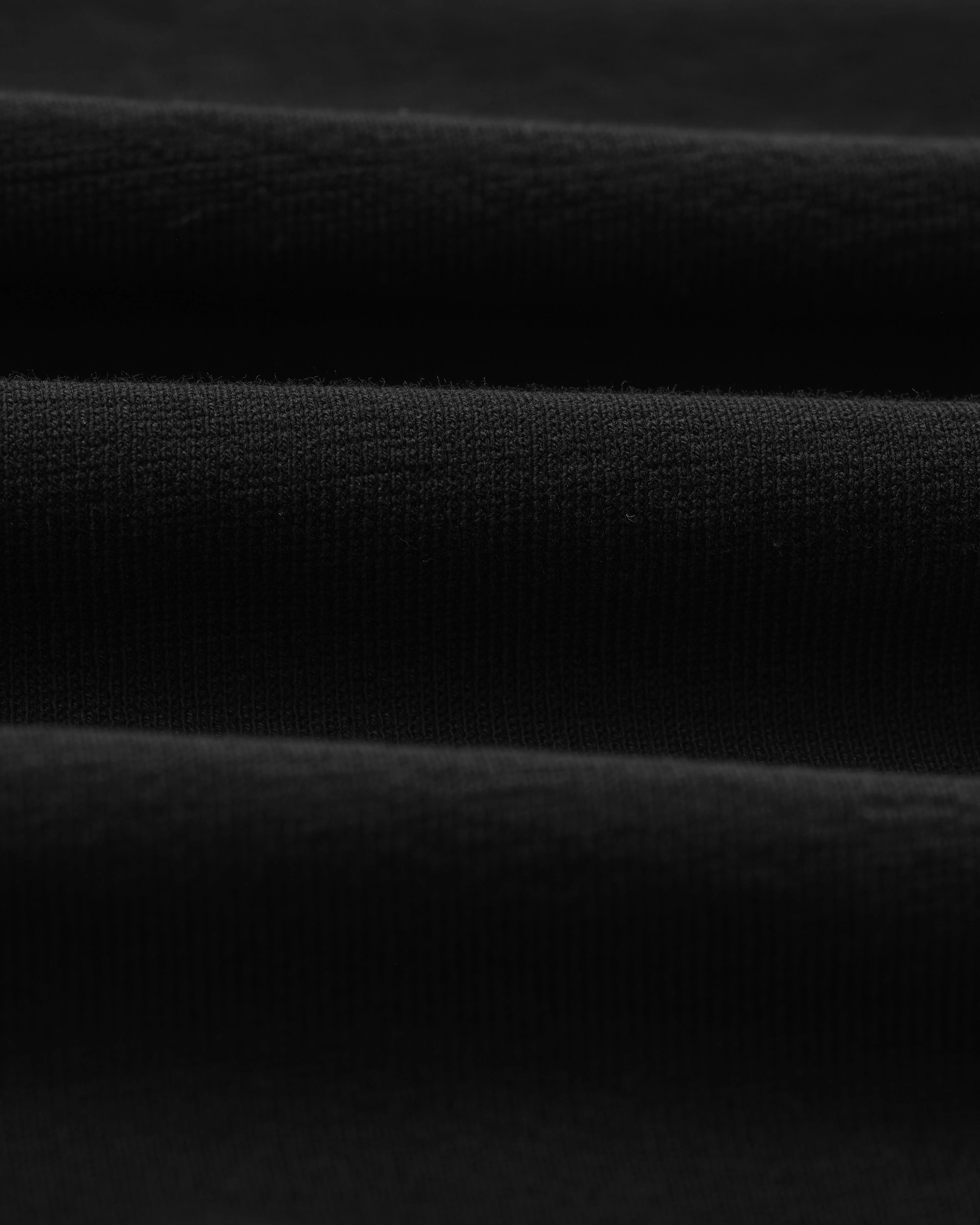 Atwood - Black Textured Organic Cotton Polo Shirt - Image 10