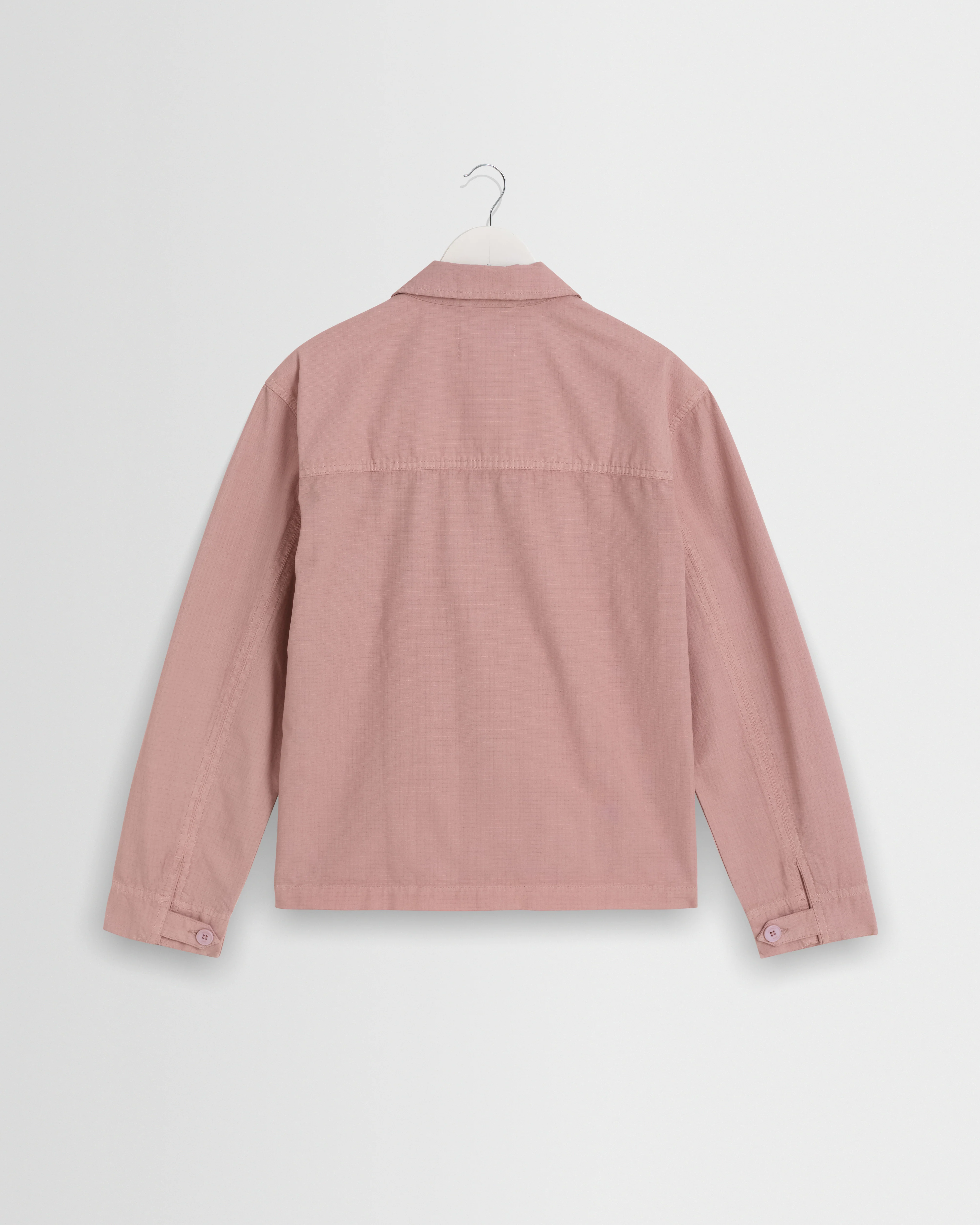 Barton - Dusty Pink Organic Cotton Ripstop Jacket - Image 8