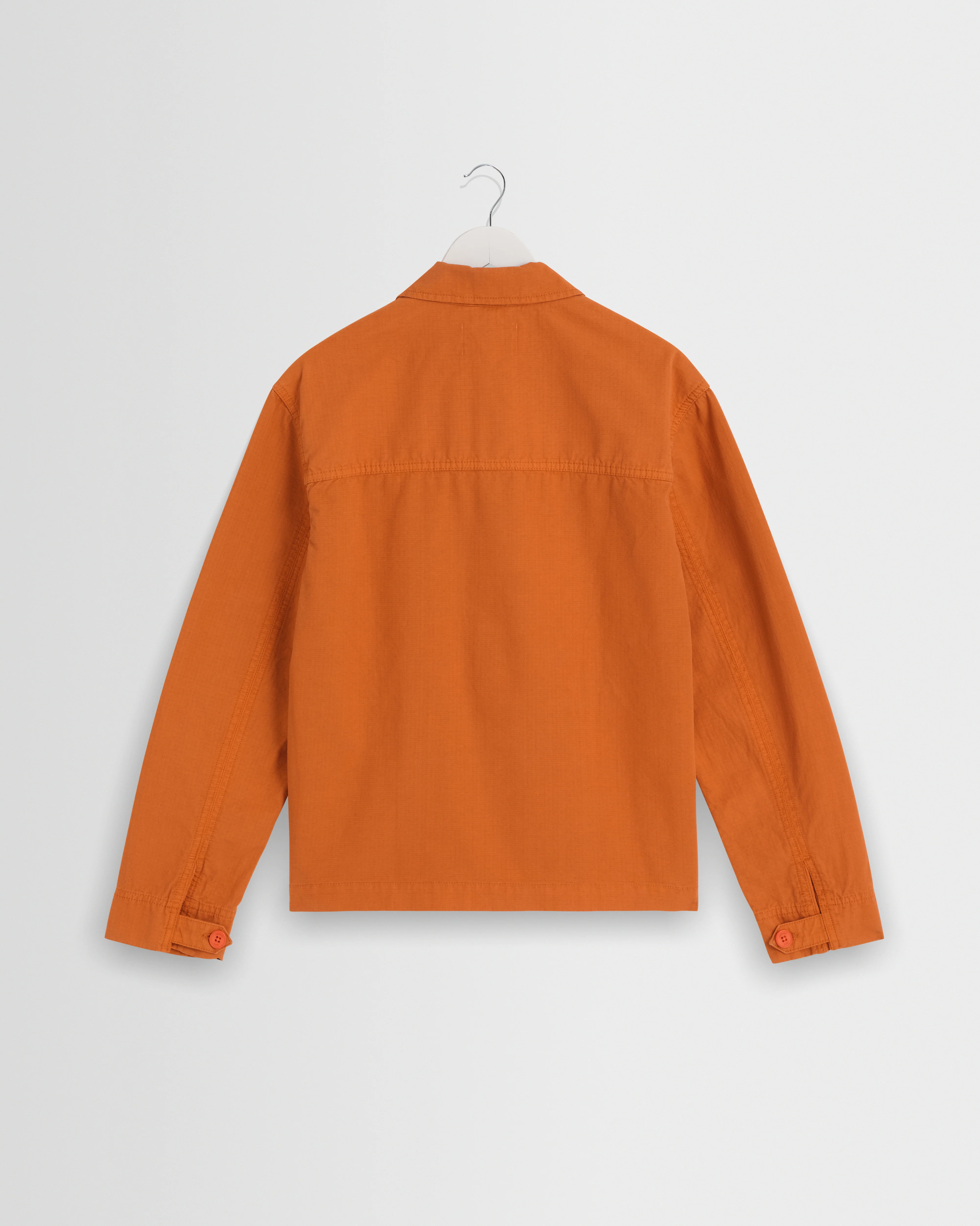 Barton - Orange Organic Cotton Ripstop Jacket - Image 8