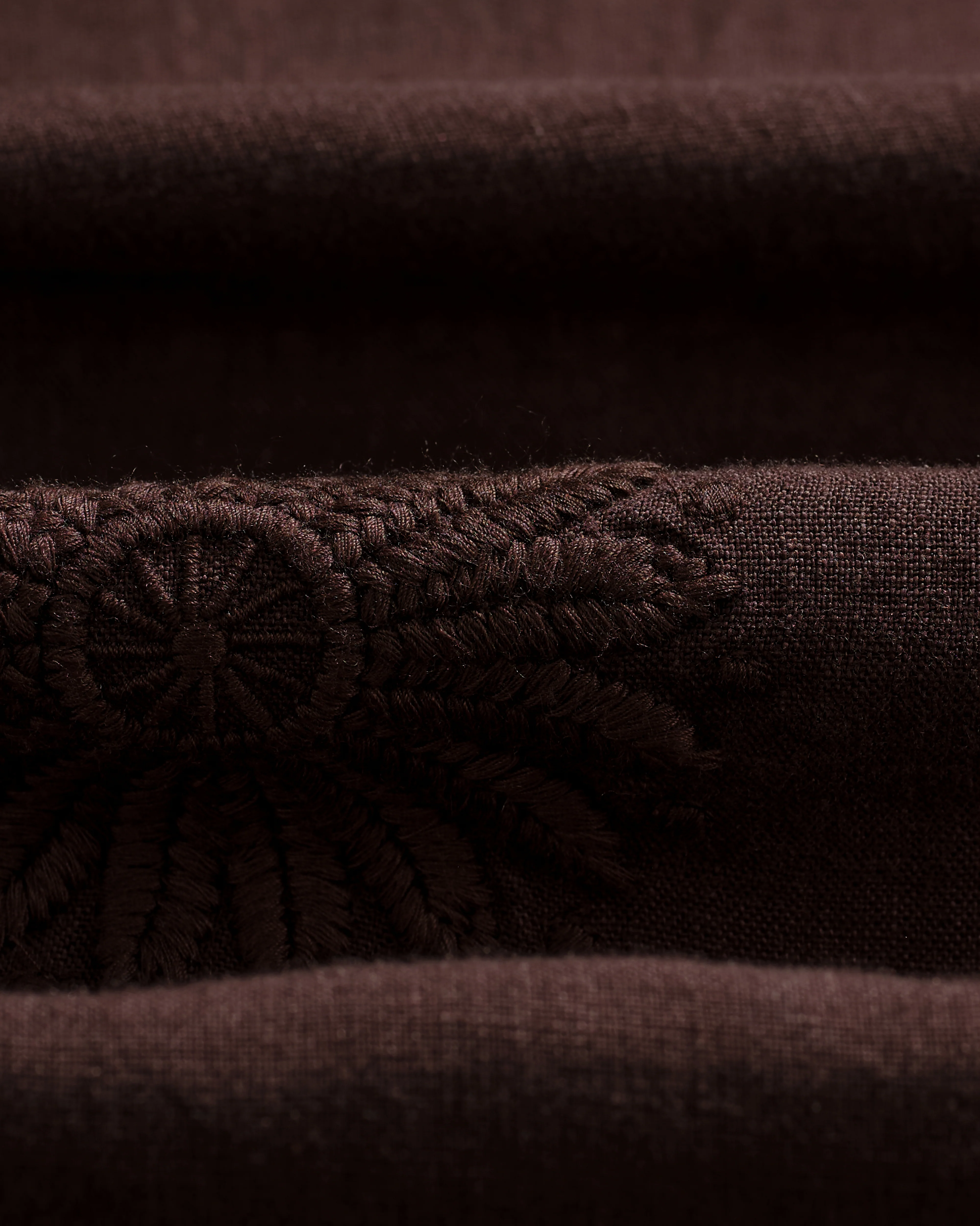 Didcot - Brown Flower Embroidered Short-Sleeve Shirt - Image 10