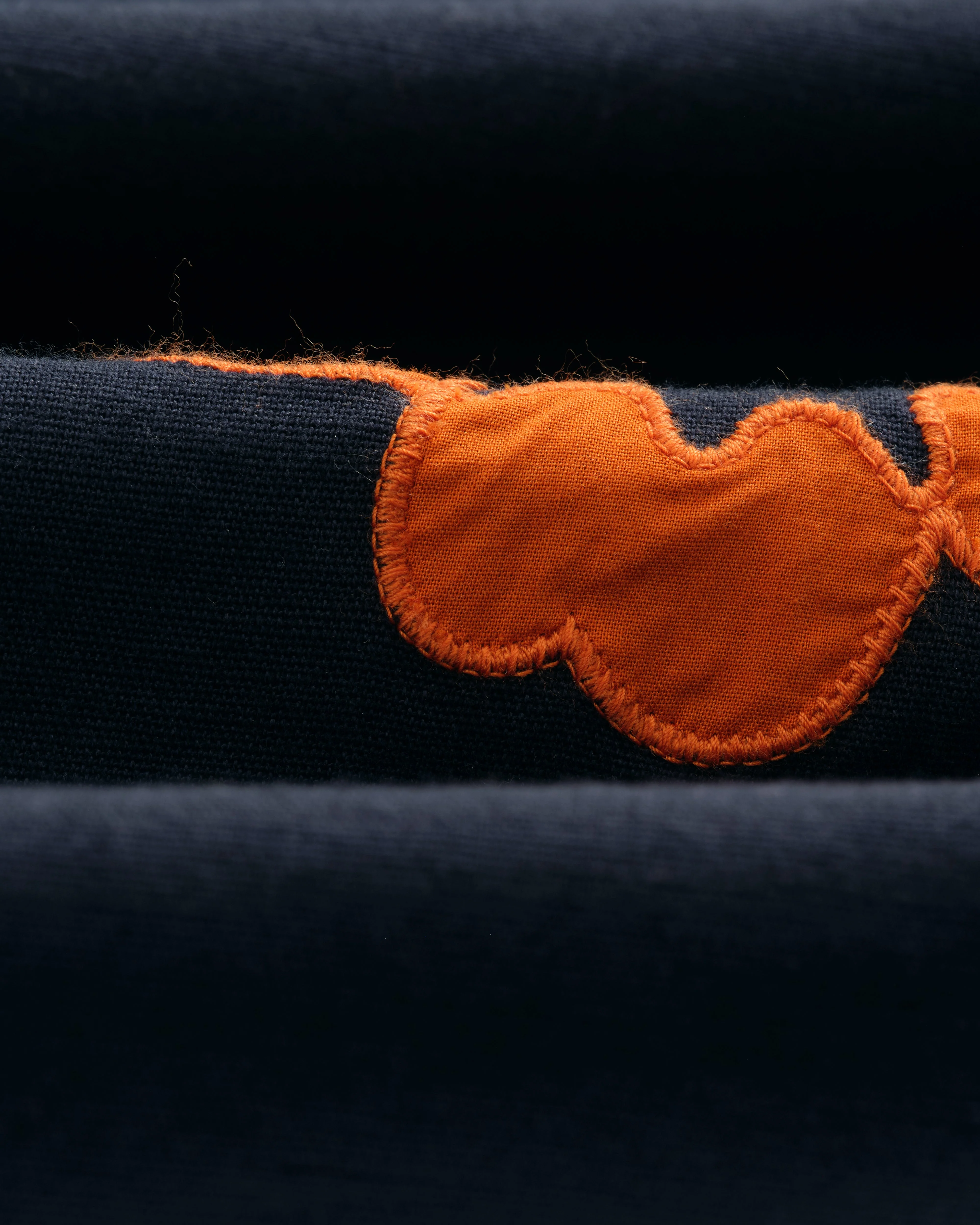 Didcot - Navy Floral Applique Short-Sleeve Shirt - Image 9