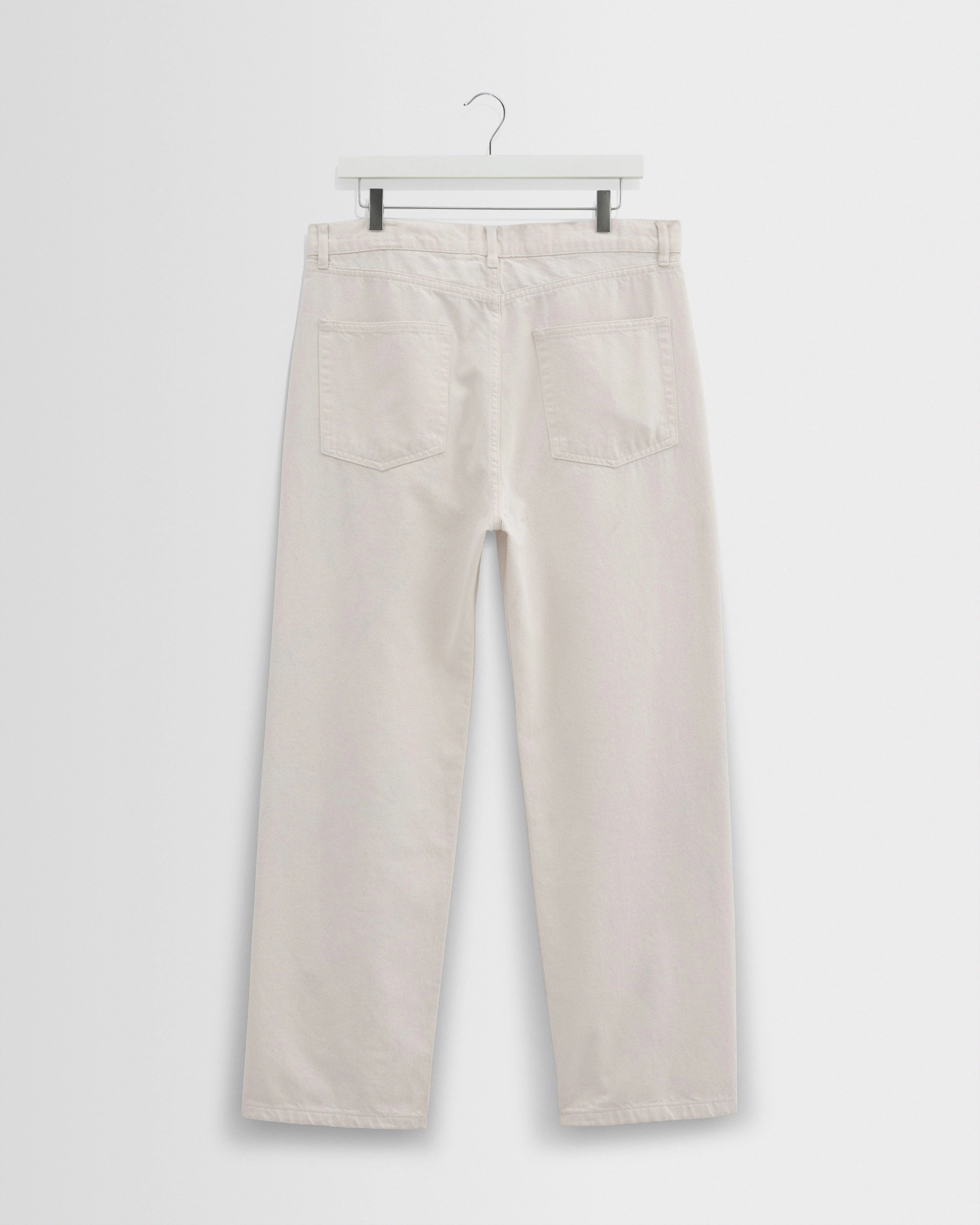 Felix - Ecru Loose Fit Denim Jeans - Image 8