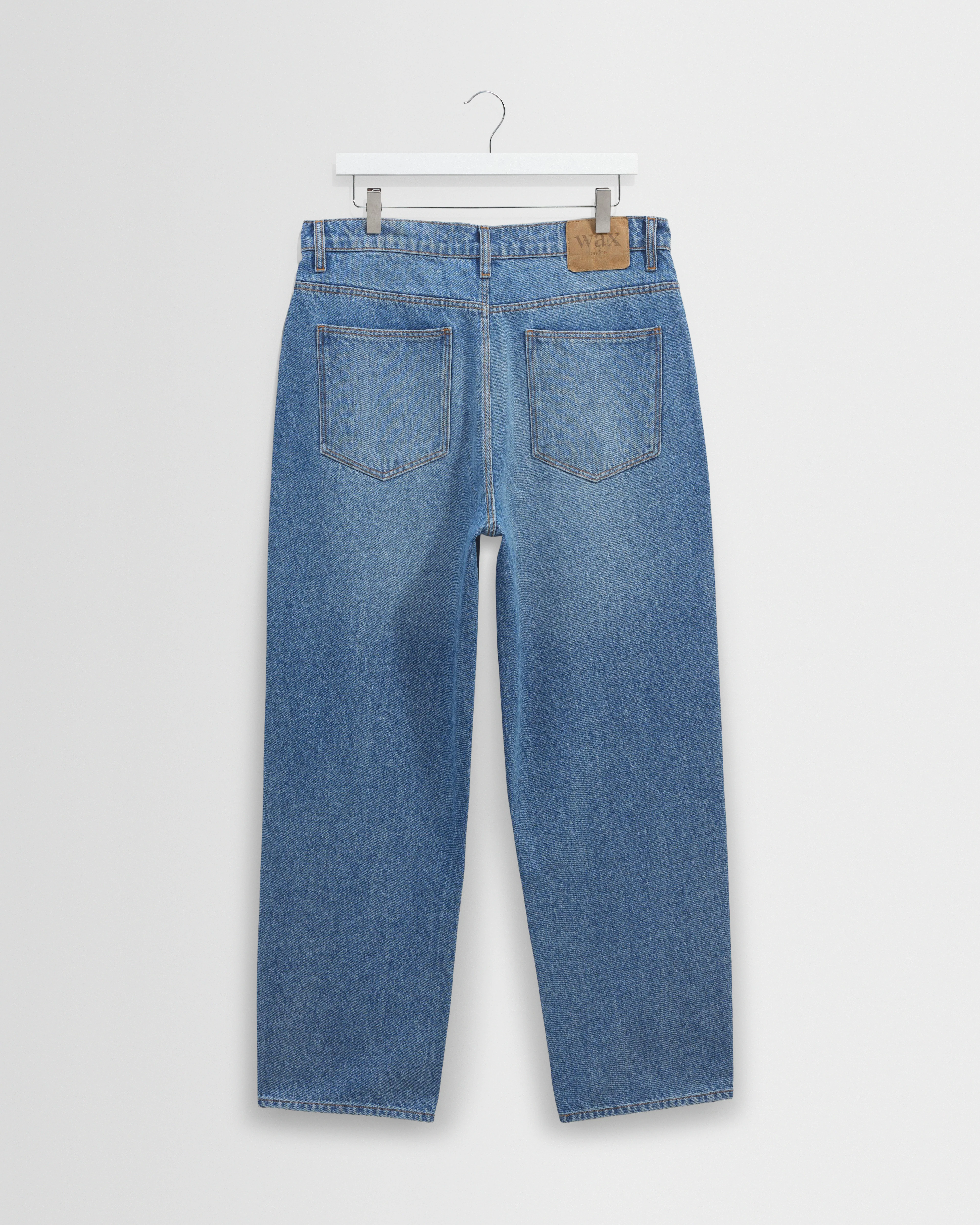 Felix - Vintage Antique Blue Loose Fit Denim Jeans - Image 7