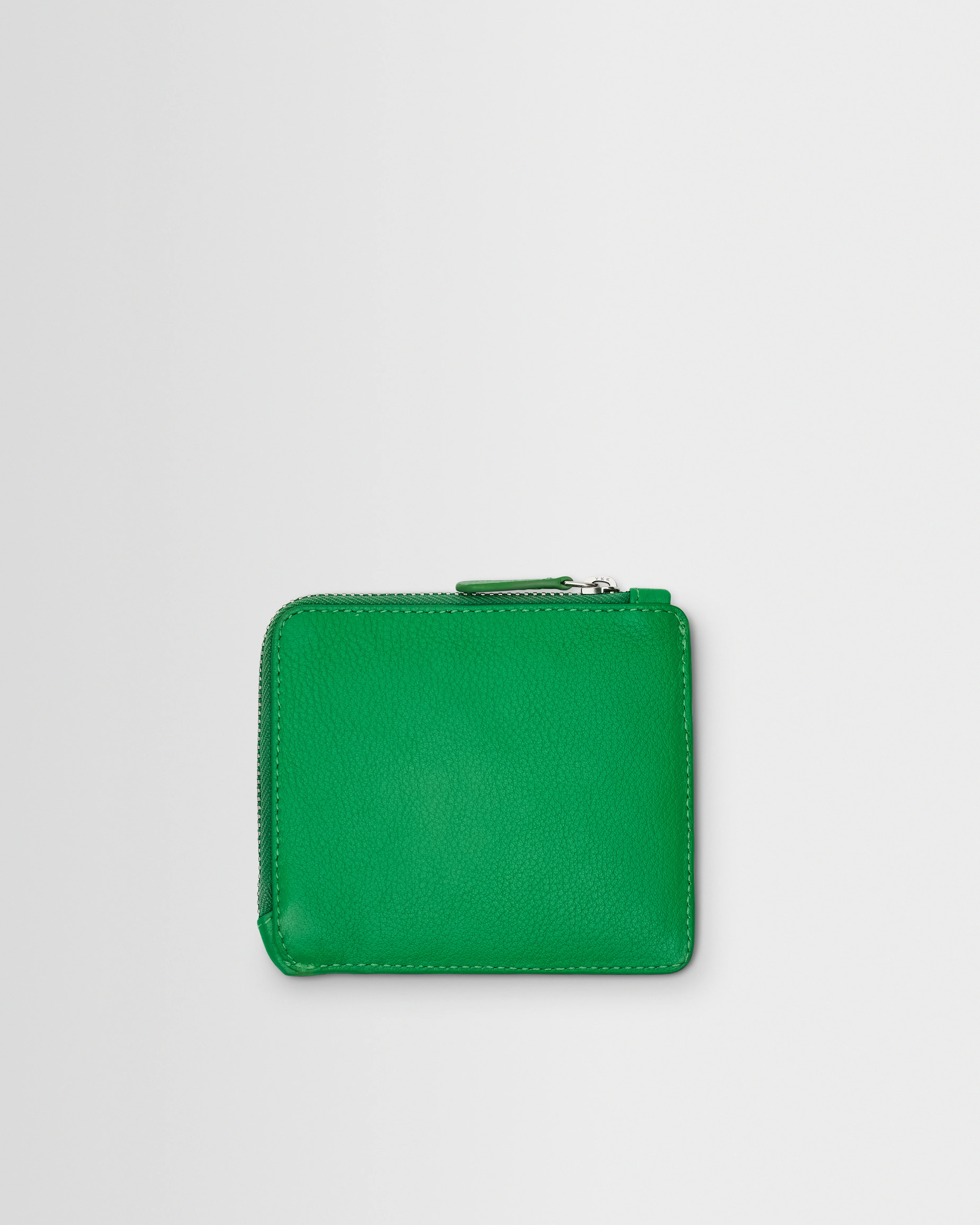 Harford - Bright Green Leather Zip Wallet - Image 5