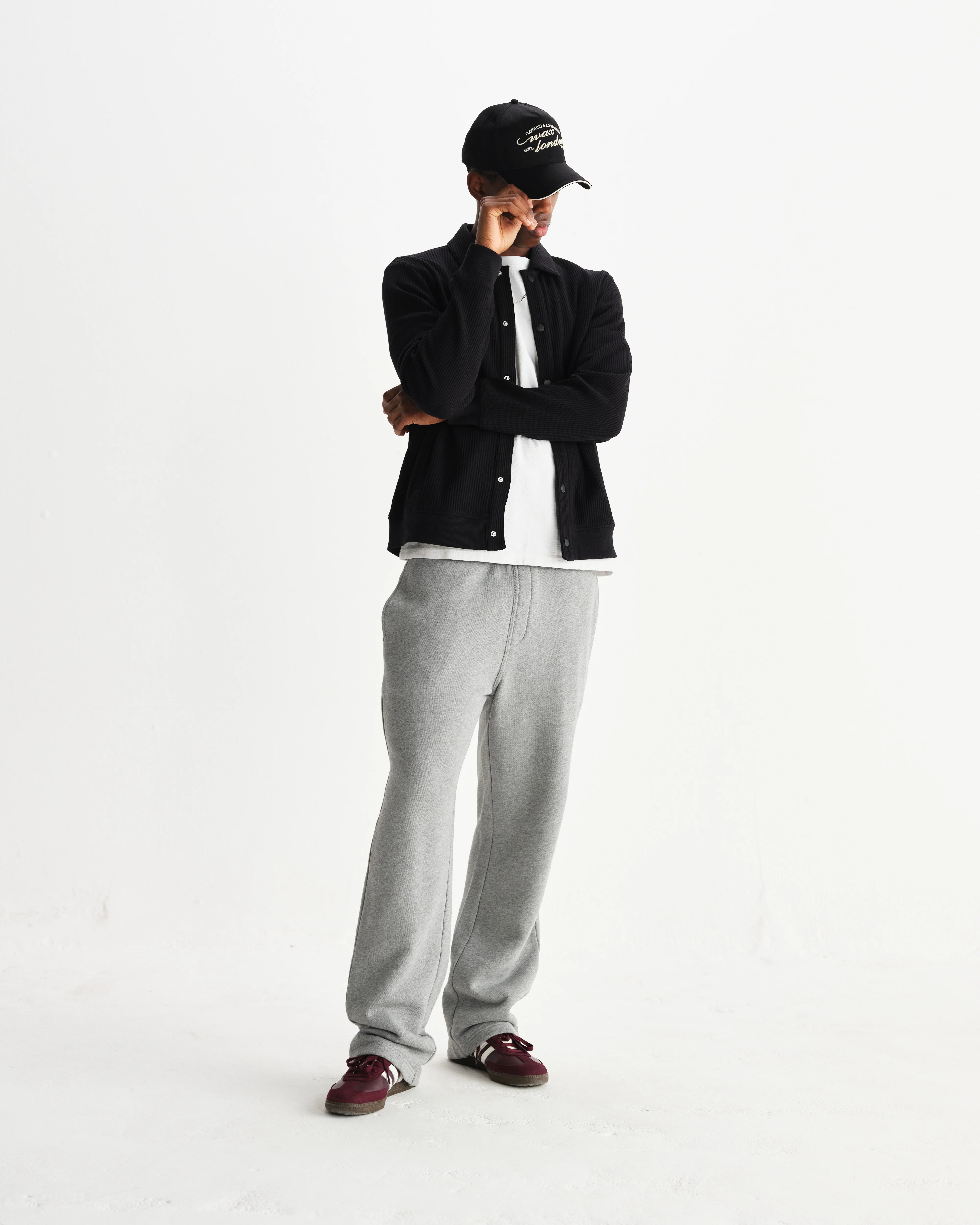 Hays - Black Structured Waffle Overshirt - Image 4