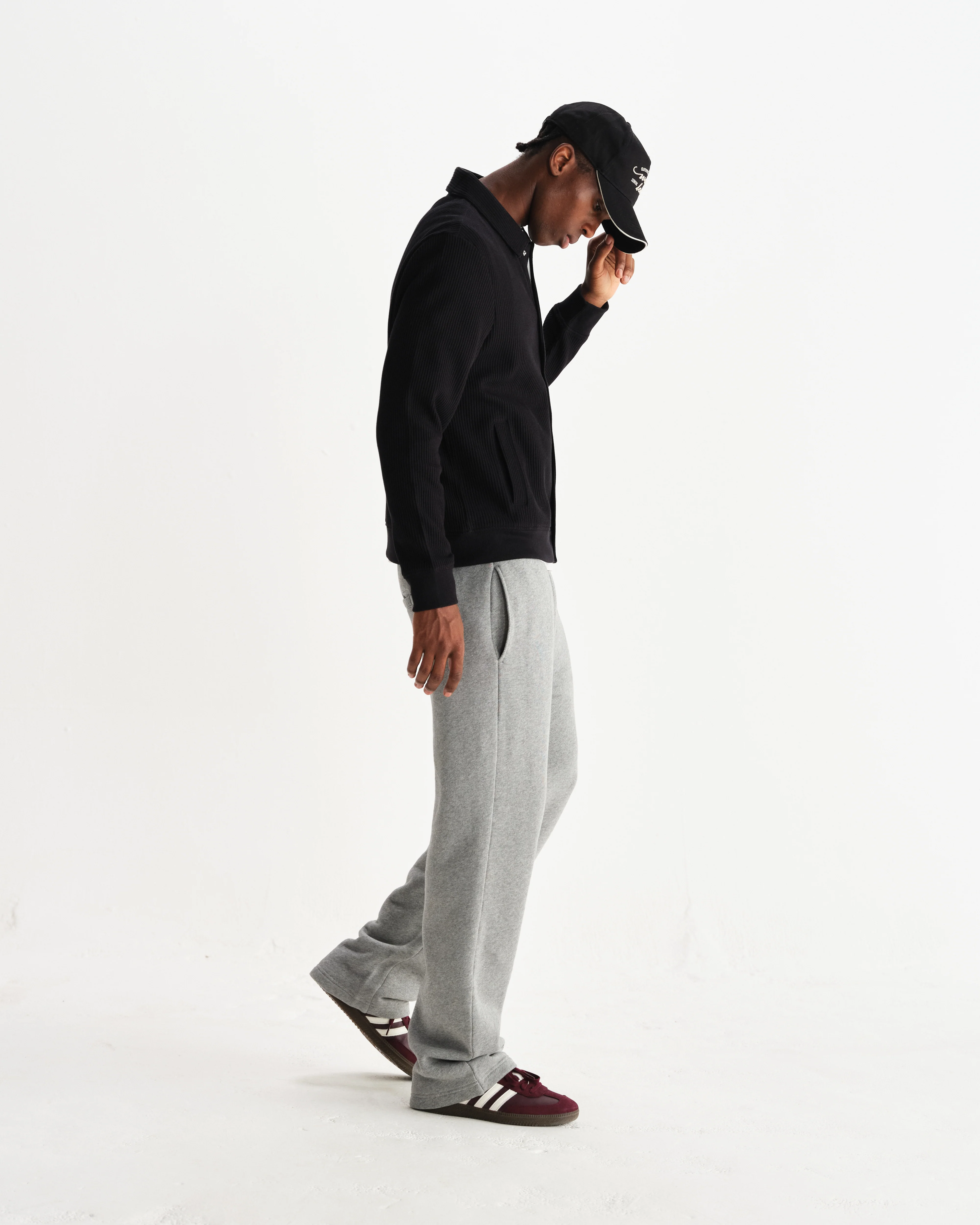 Hays - Black Structured Waffle Overshirt - Image 5