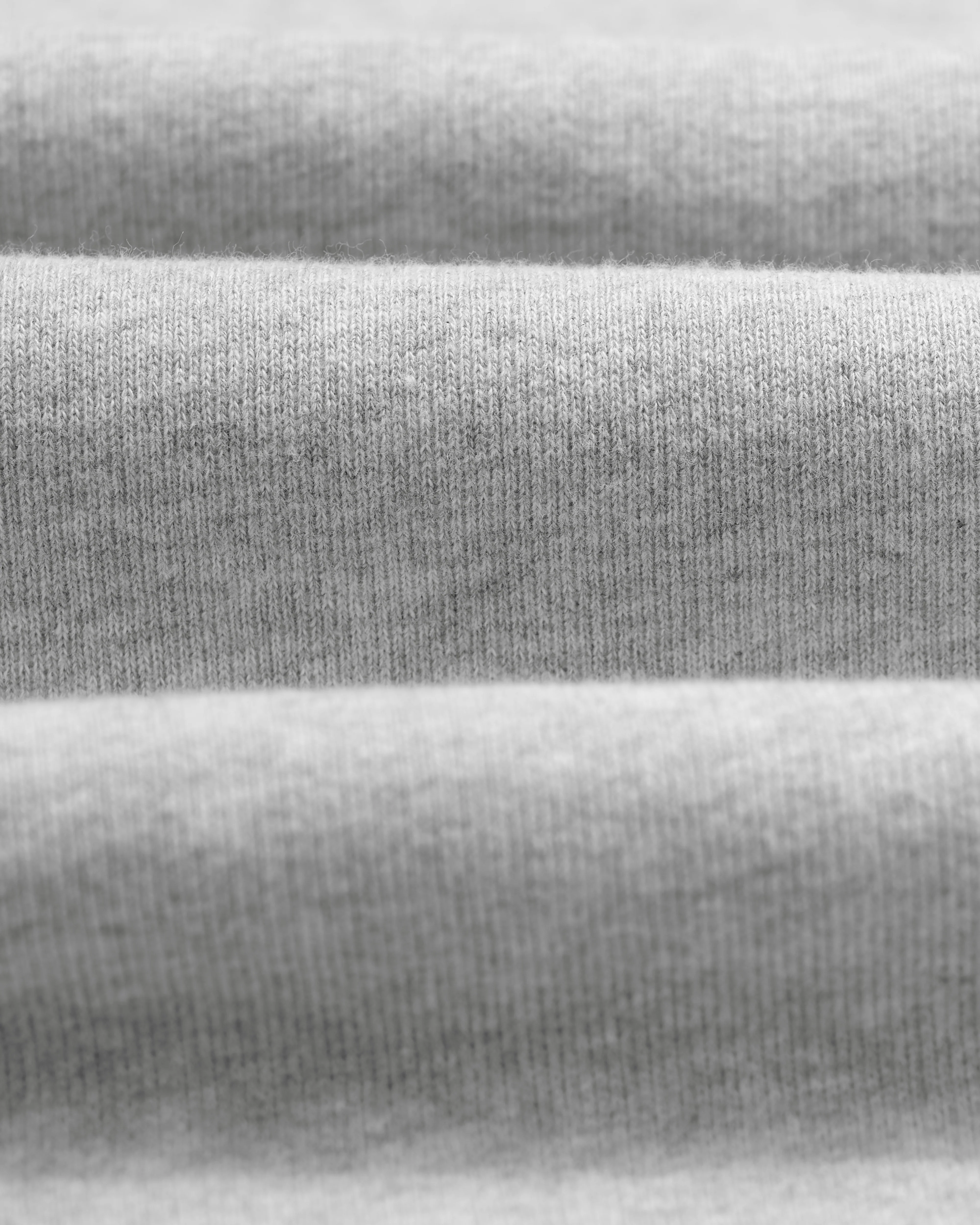 Hoxton - Heather Grey Brushed Organic Cotton Hoodie - Image 9