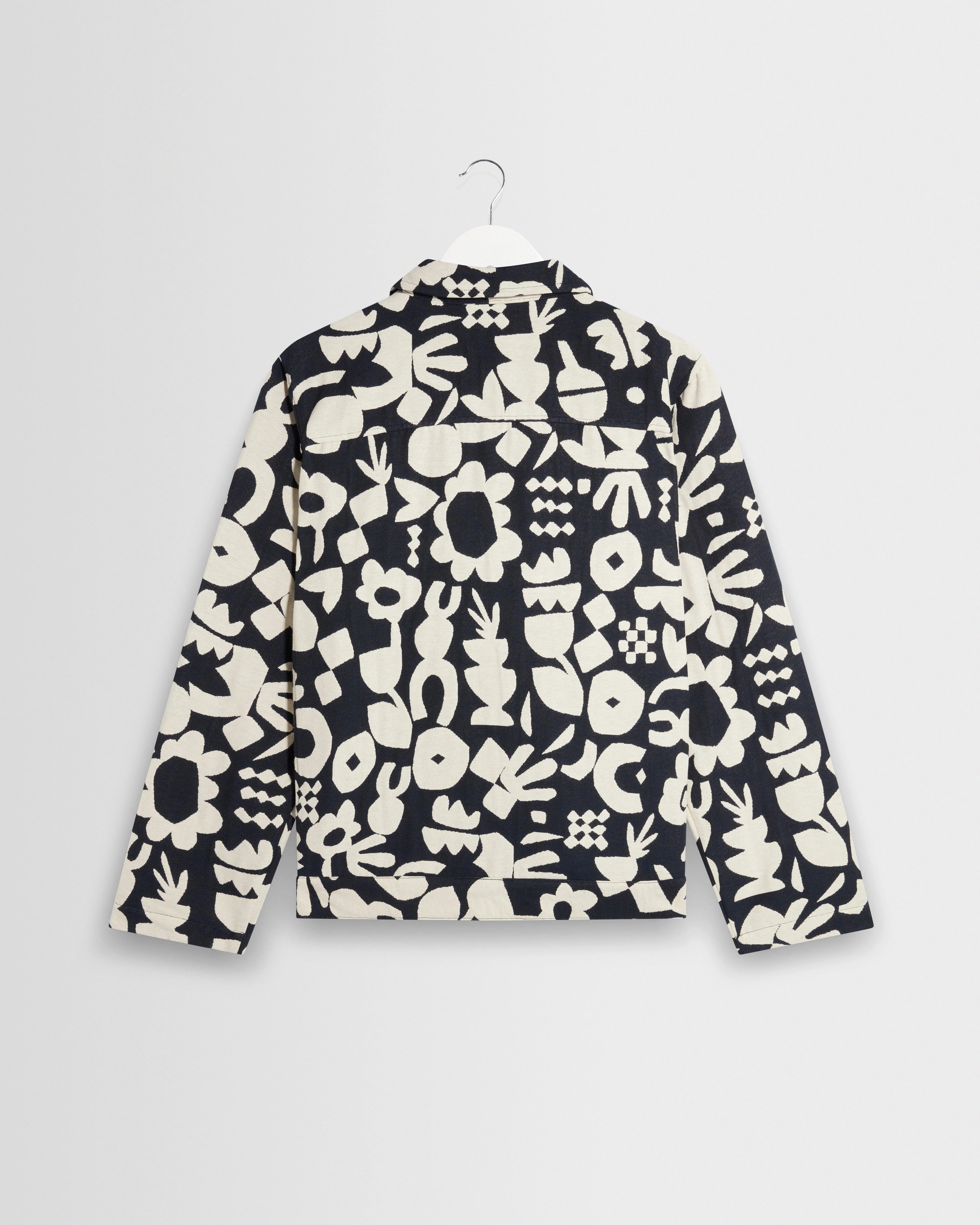 Iggy - Navy And Ecru Spin Jacquard Jacket - Image 9