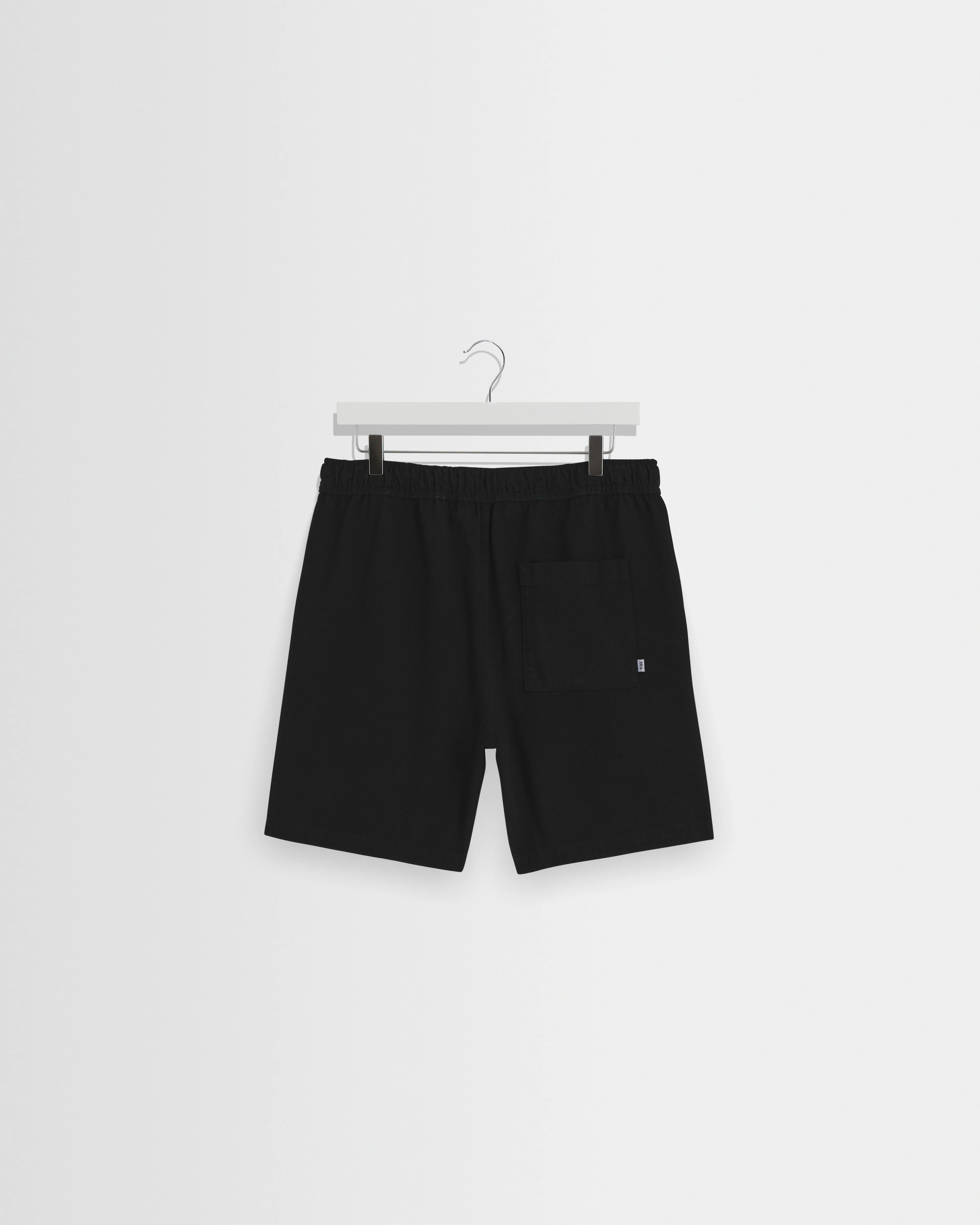 Kurt - Black Organic Cotton Twill Shorts - Image 3