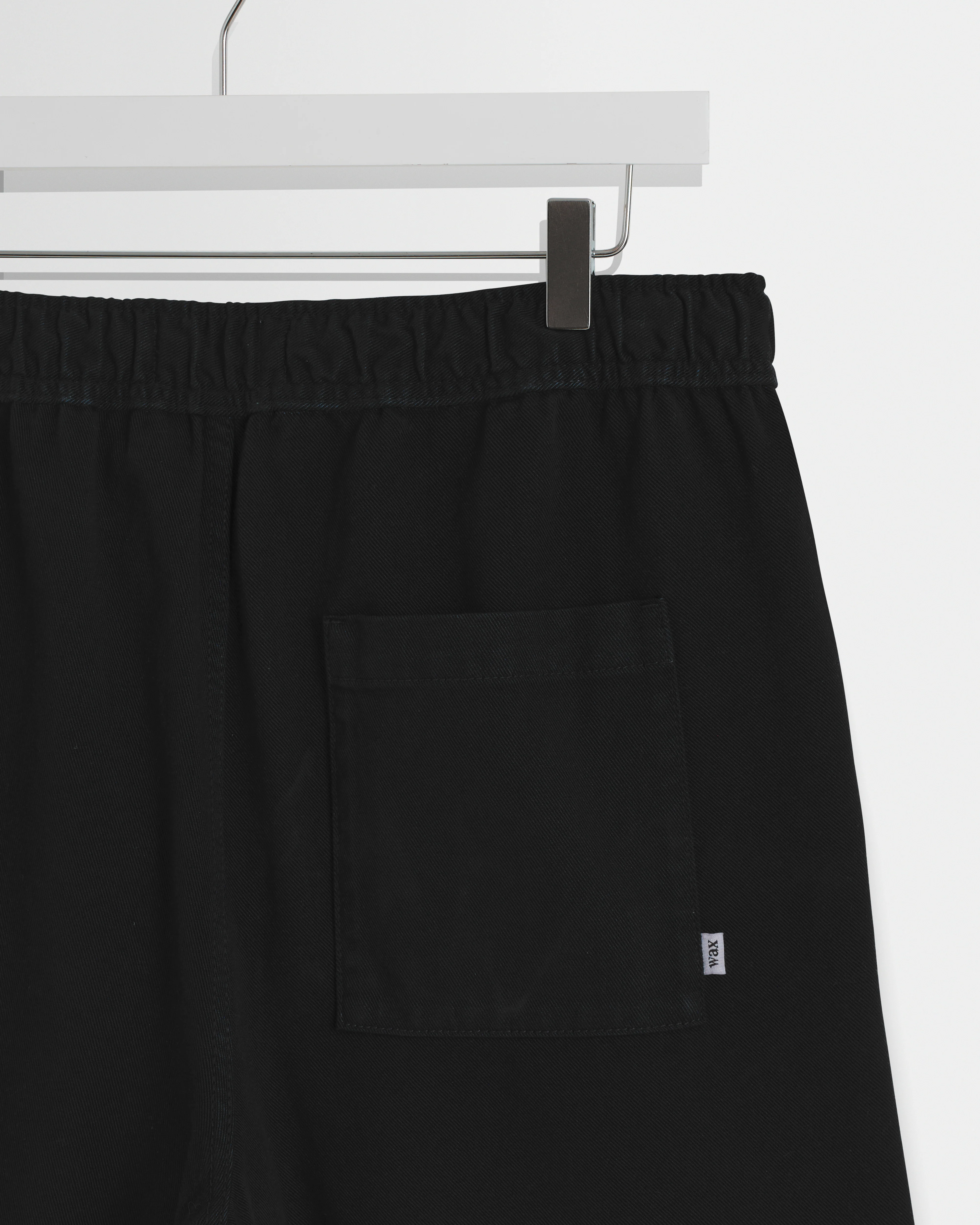 Kurt - Black Organic Cotton Twill Shorts - Image 4
