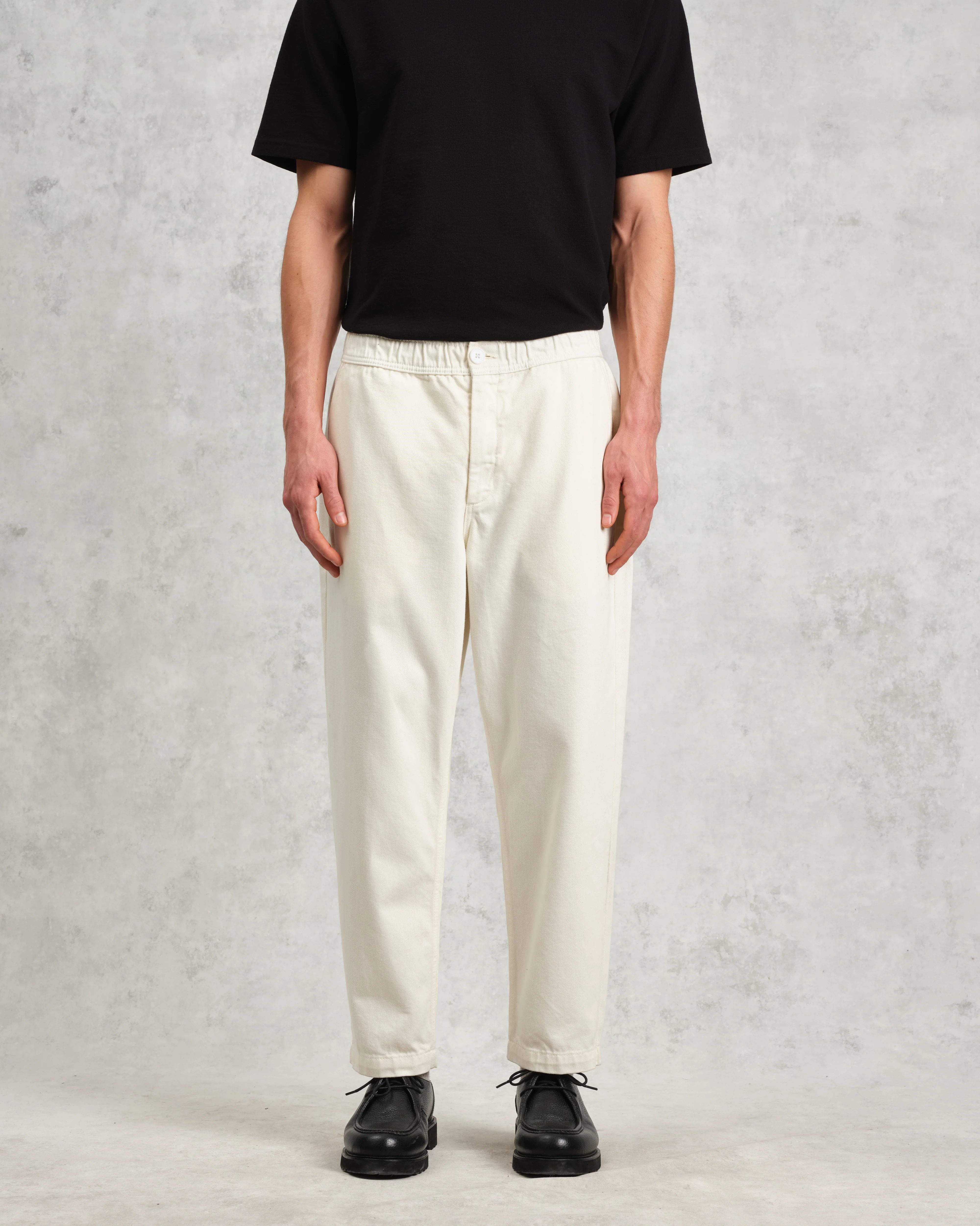 Kurt - Off White Organic Cotton Trousers - Image 3