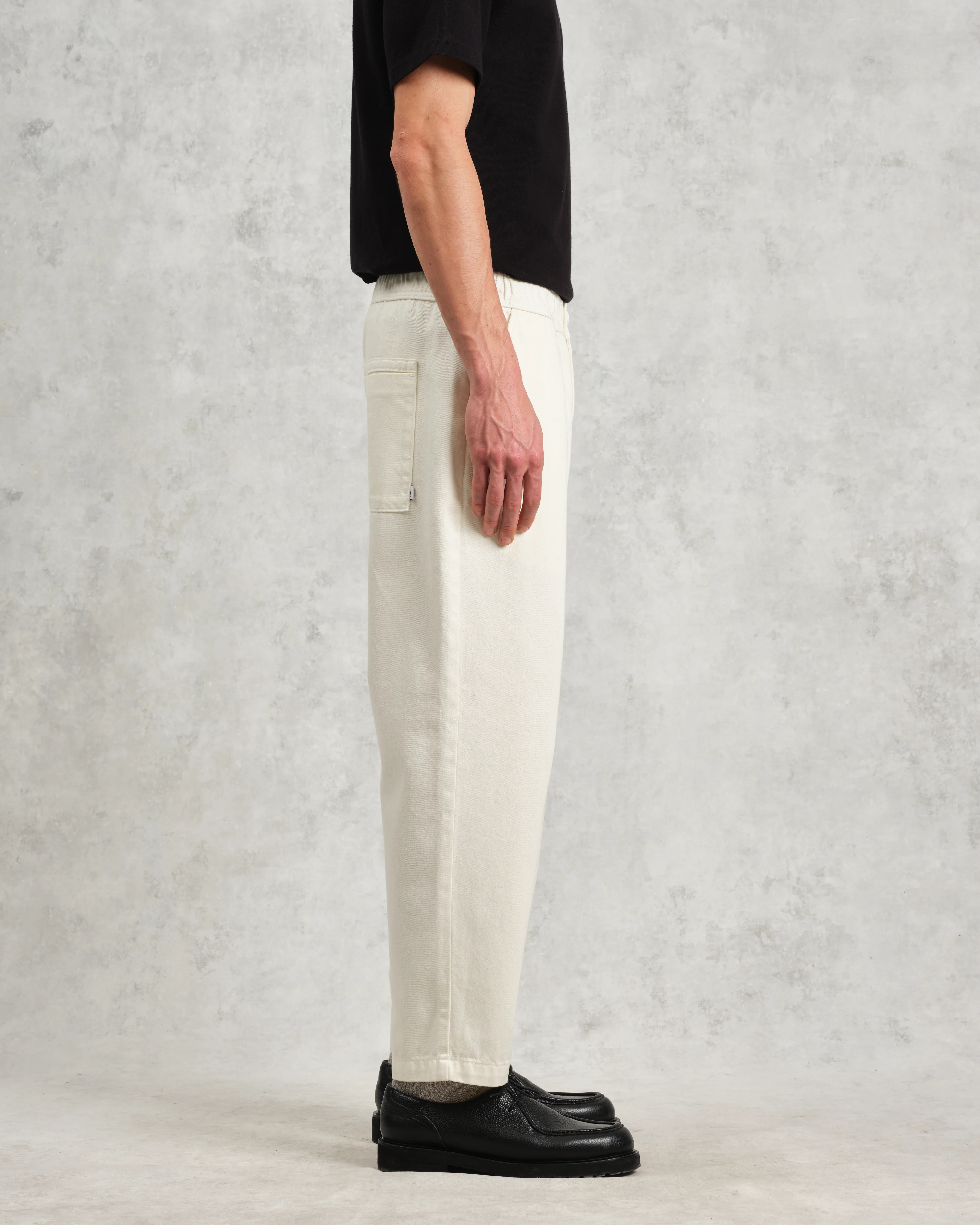 Kurt - Off White Organic Cotton Trousers - Image 5