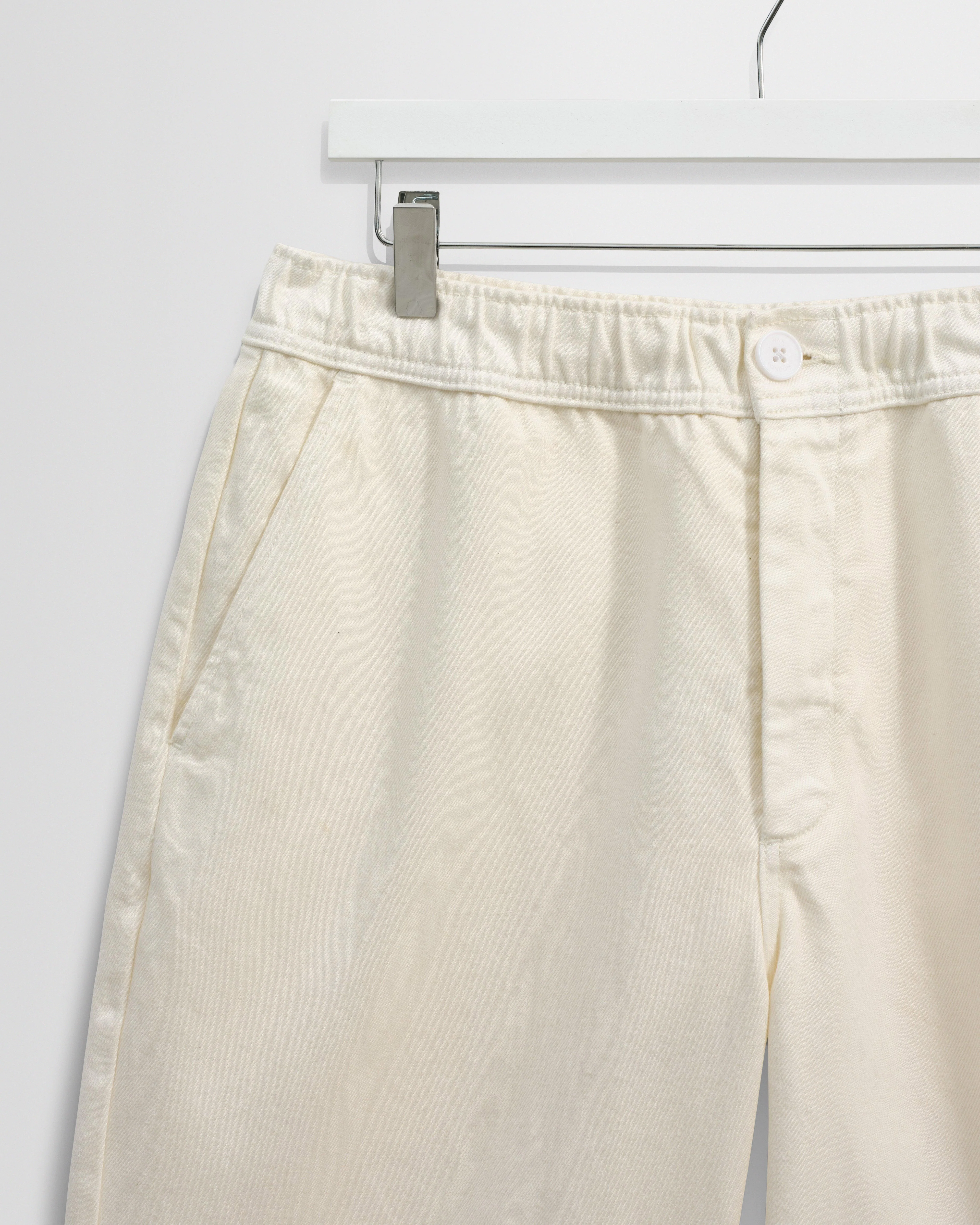 Kurt - Off White Organic Cotton Trousers - Image 8