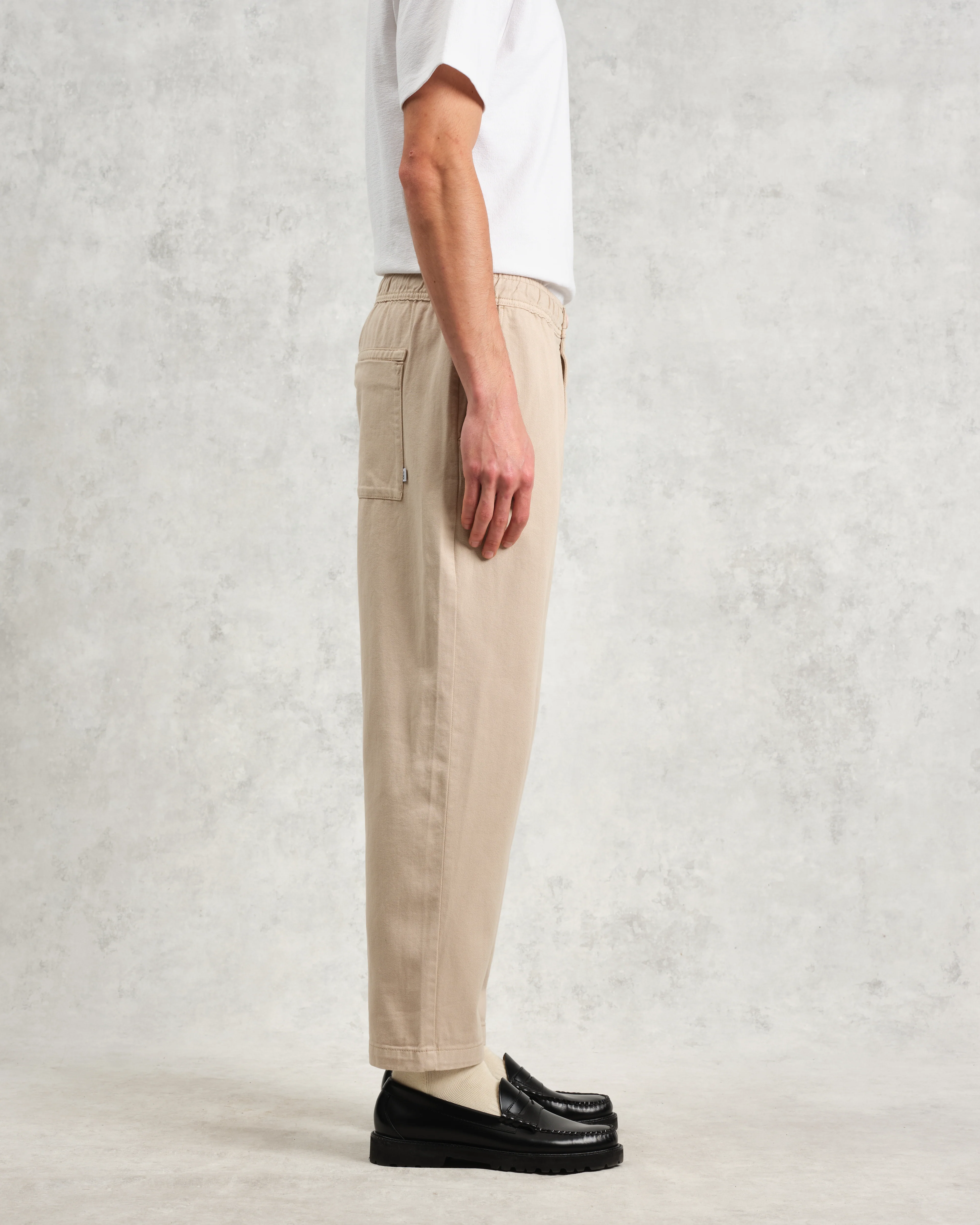 Kurt - Stone Organic Cotton Trousers - Image 5