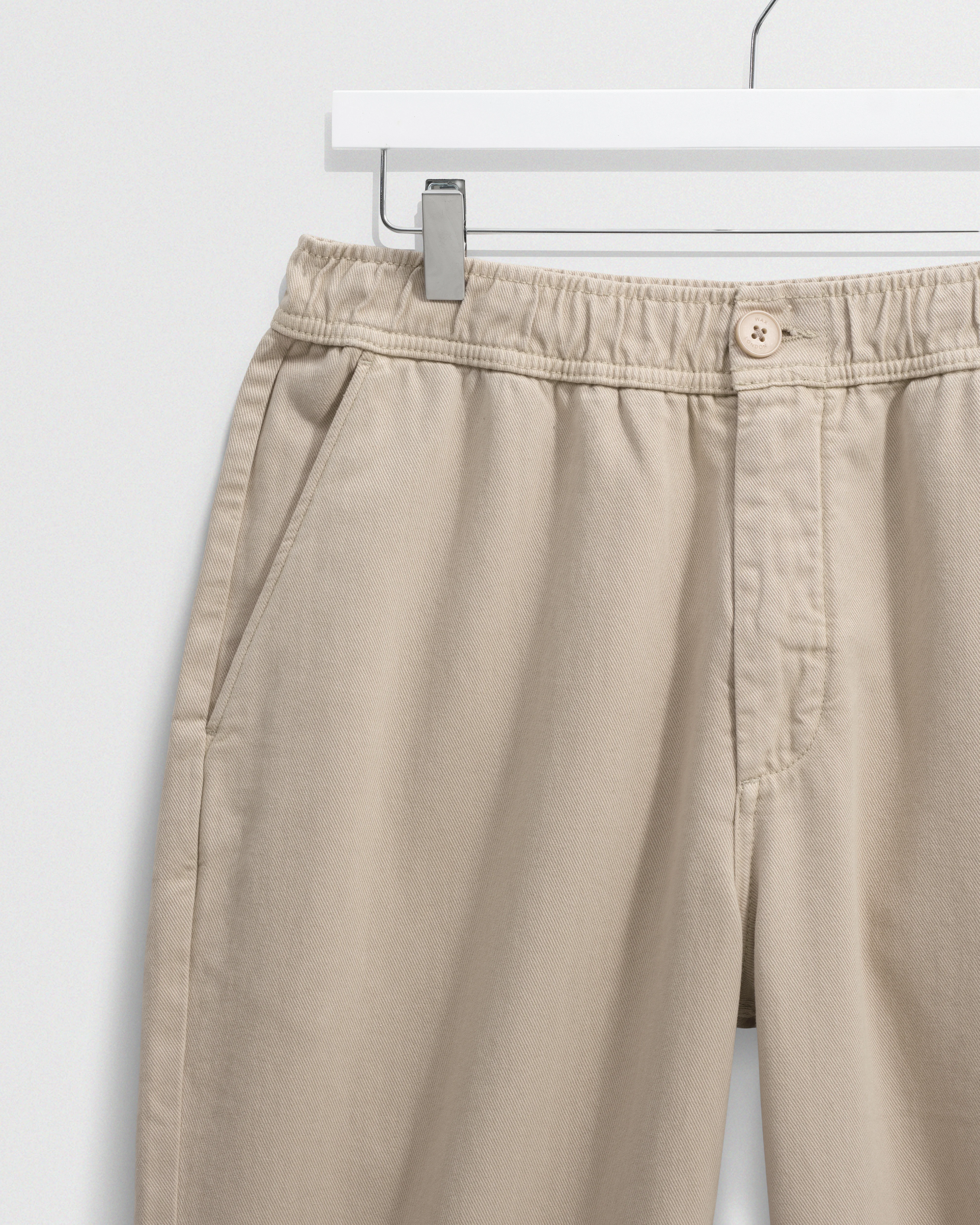 Kurt - Stone Organic Cotton Trousers - Image 8