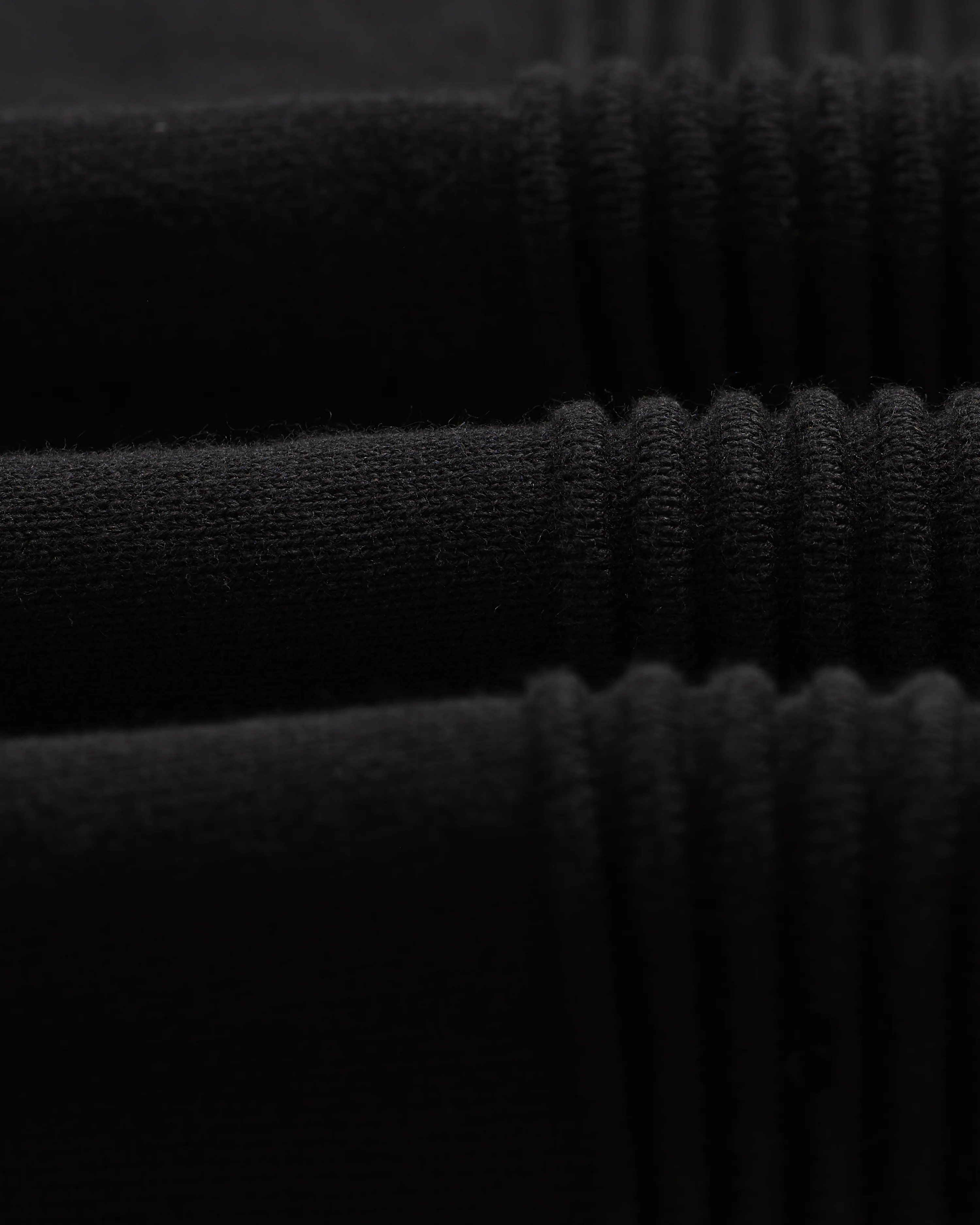 Lennox - Black Milano Stripe Knitted Polo - Image 9