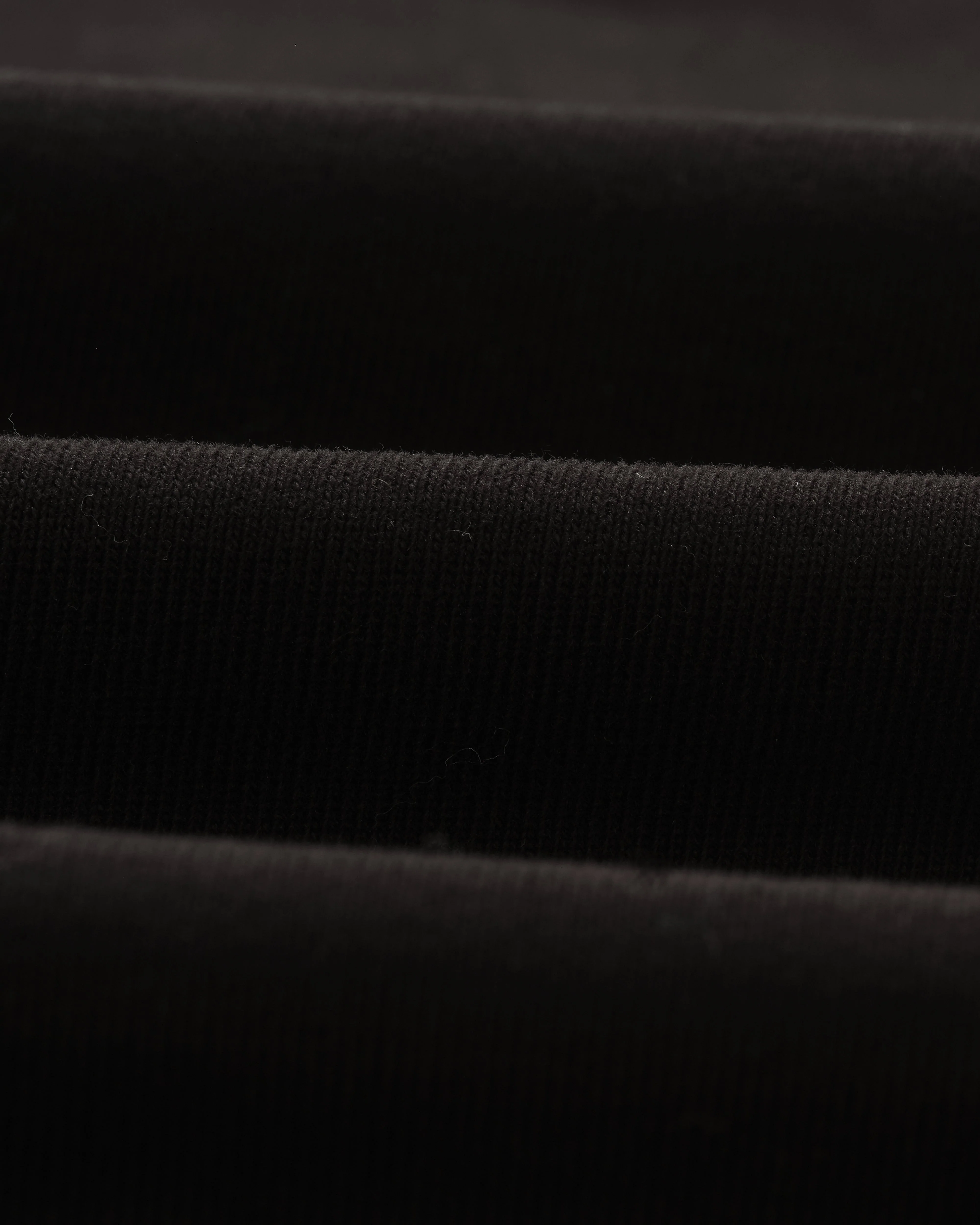 Milton - Black Organic Compact Cotton T-Shirt - Image 9