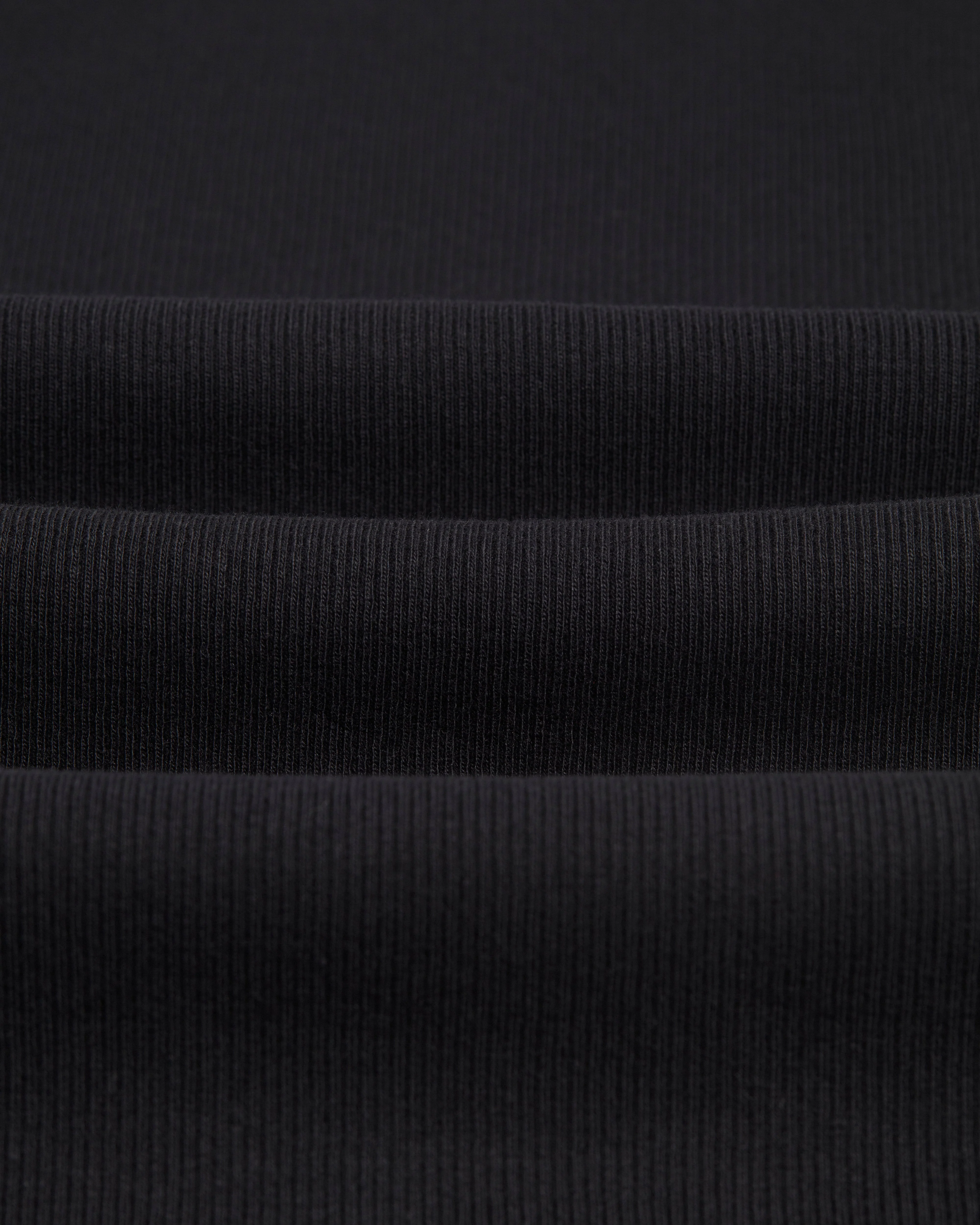 Montague - Black Ribbed Organic Cotton Vest - Image 9