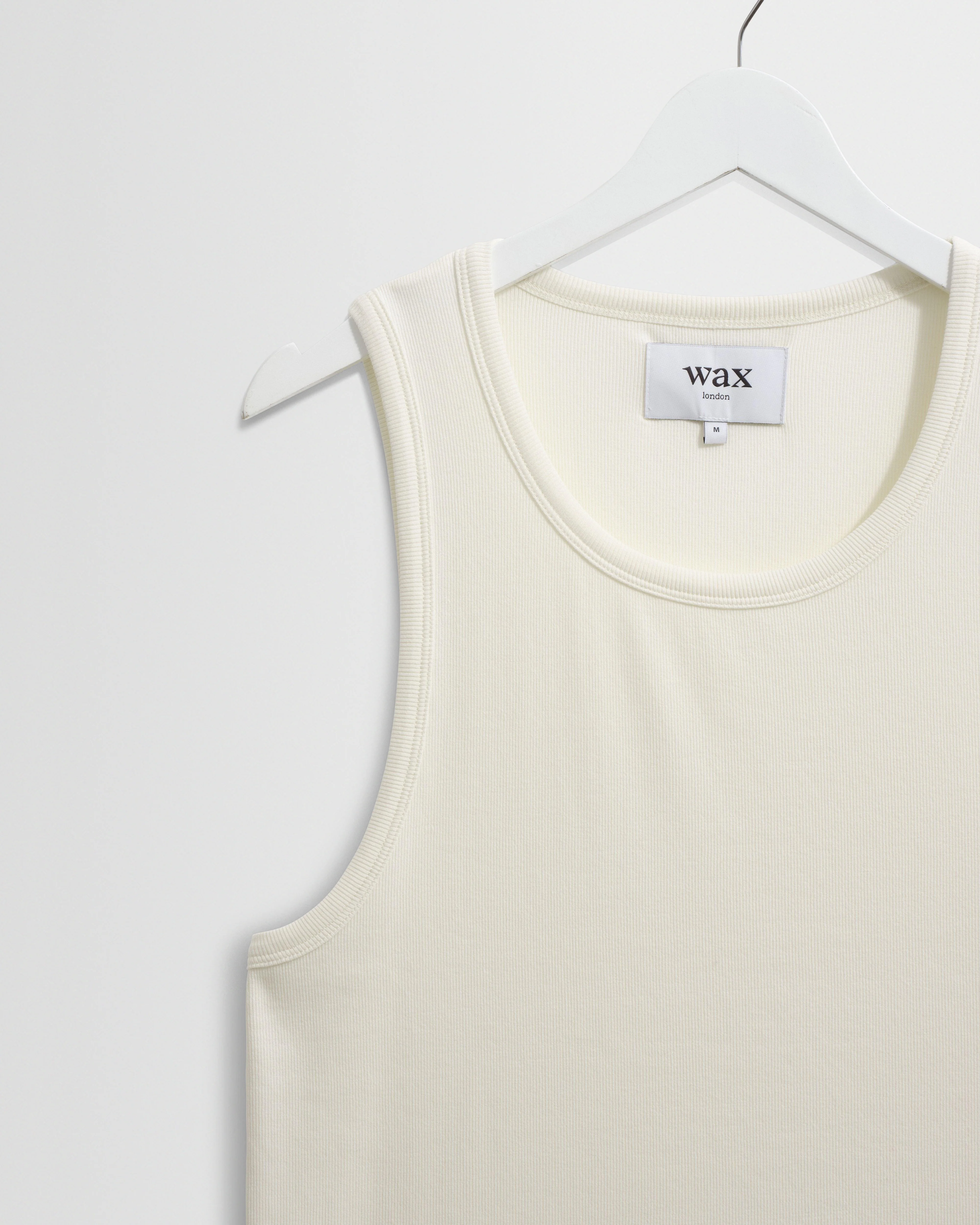 Montague - Ecru Ribbed Organic Cotton Vest - Image 9