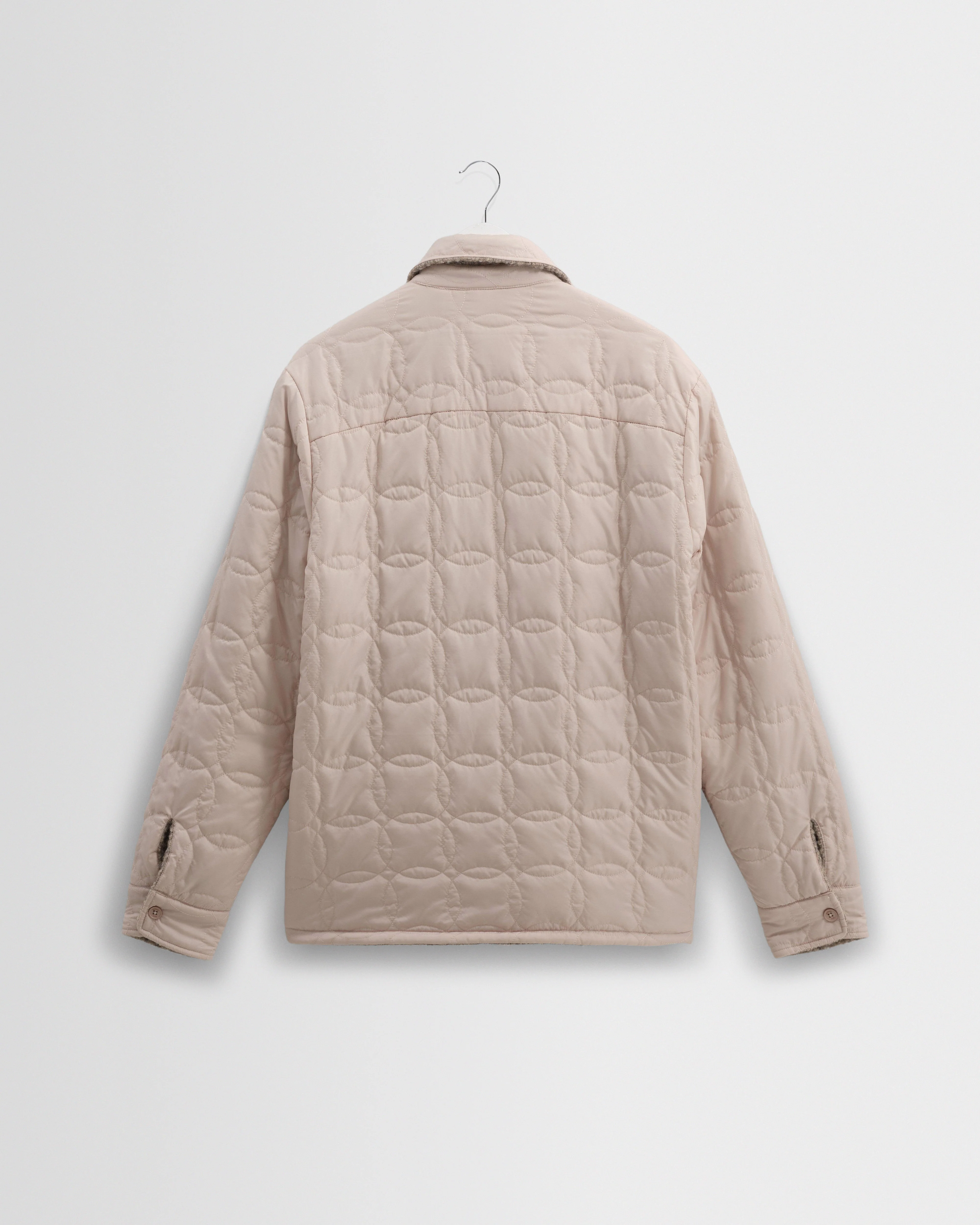 Mount - Natural Reversible Boucle Wool Overshirt - Image 12