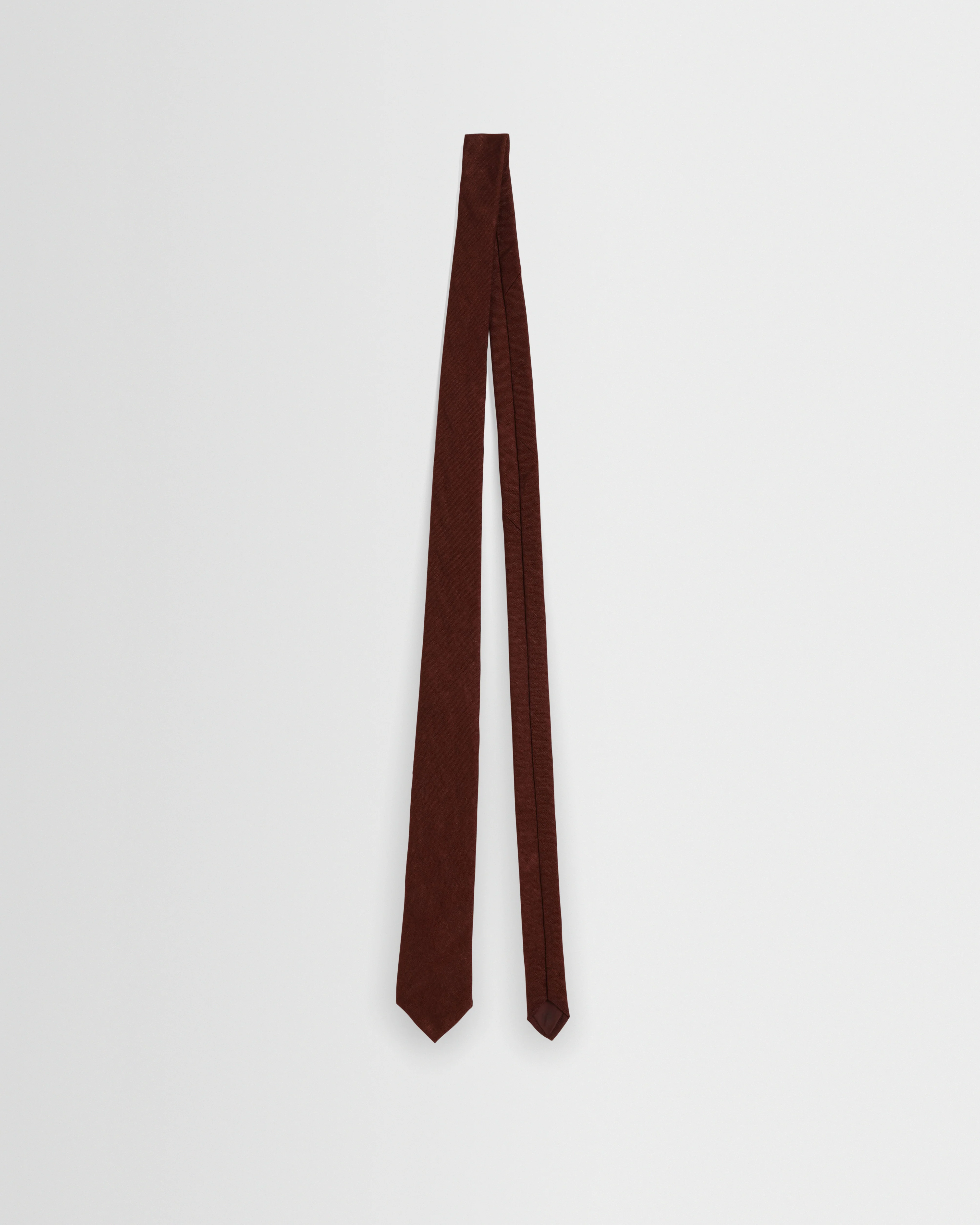 Pavillion - Merlot Linen Tie - Image 4