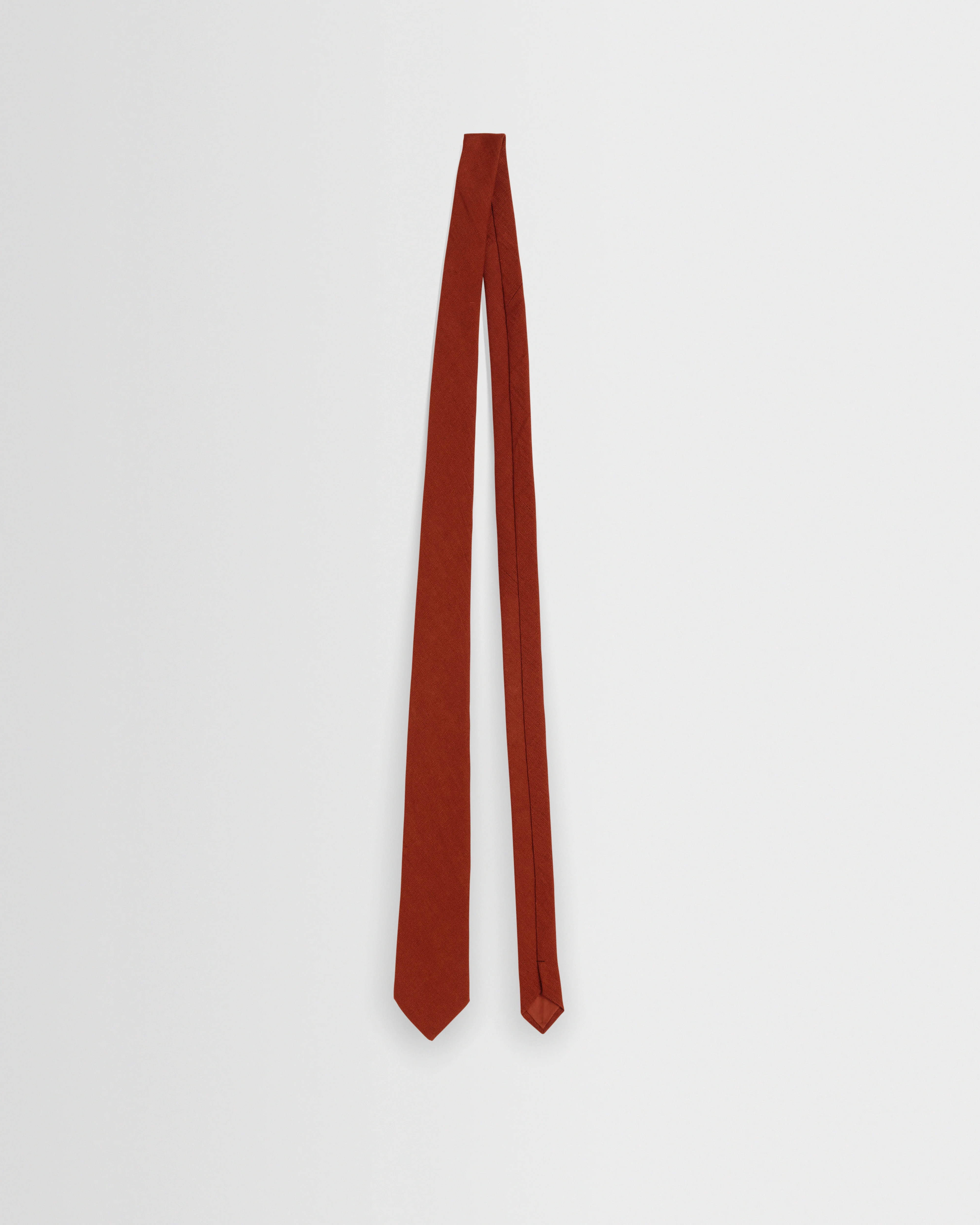 Pavillion - Rust Linen Tie - Image 4