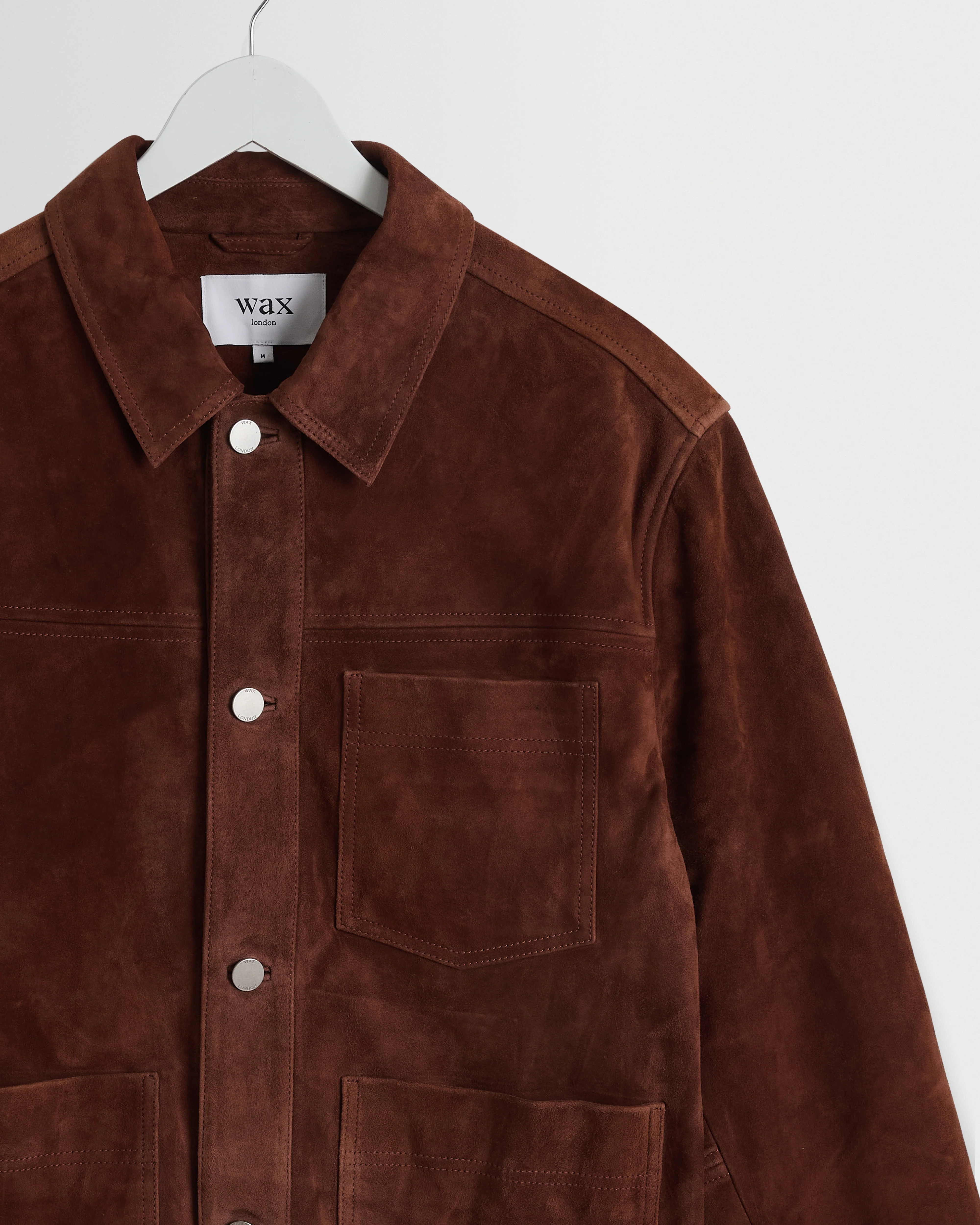 Robin - Brown Suede Chore Jacket - Image 8