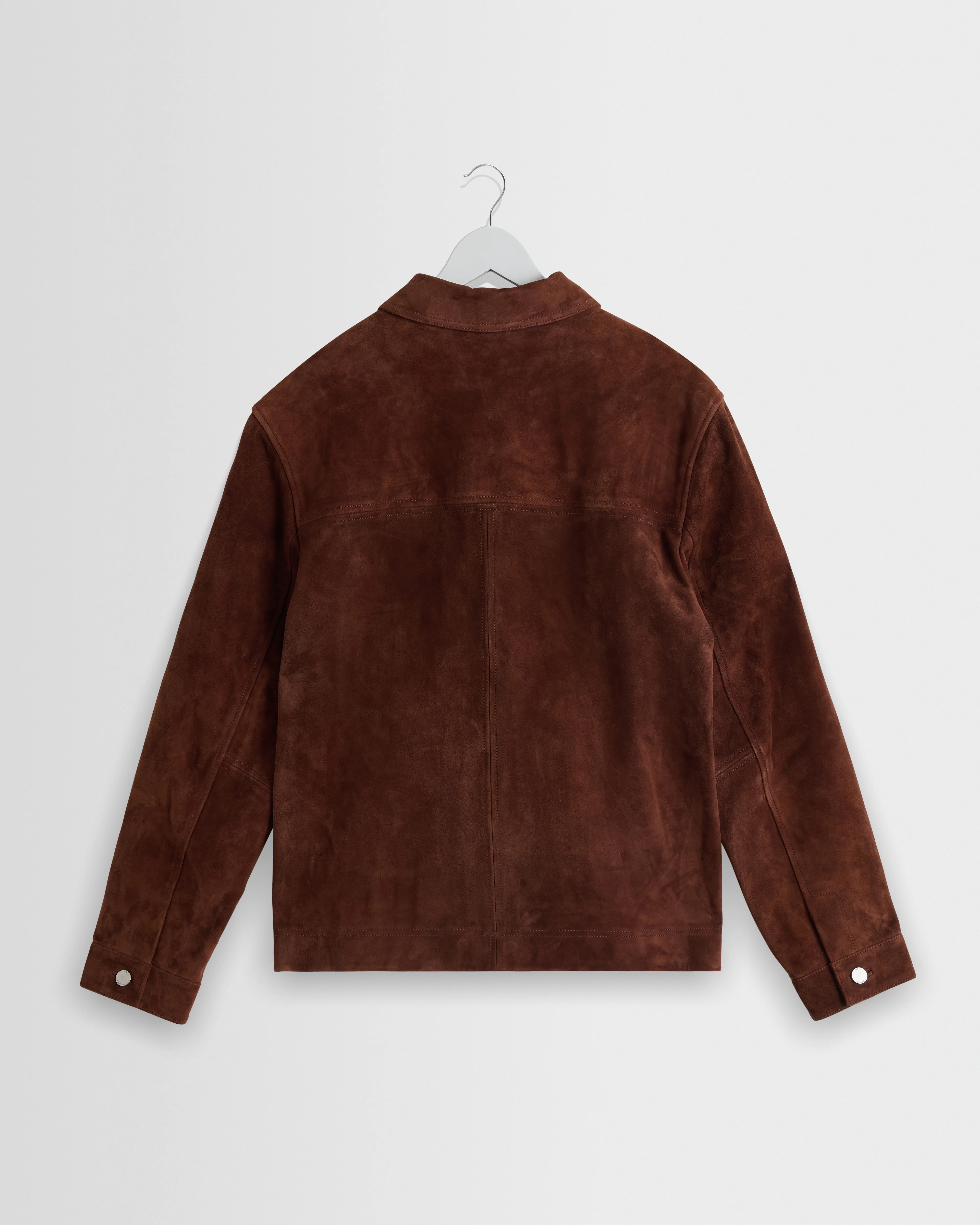 Robin - Brown Suede Chore Jacket - Image 9