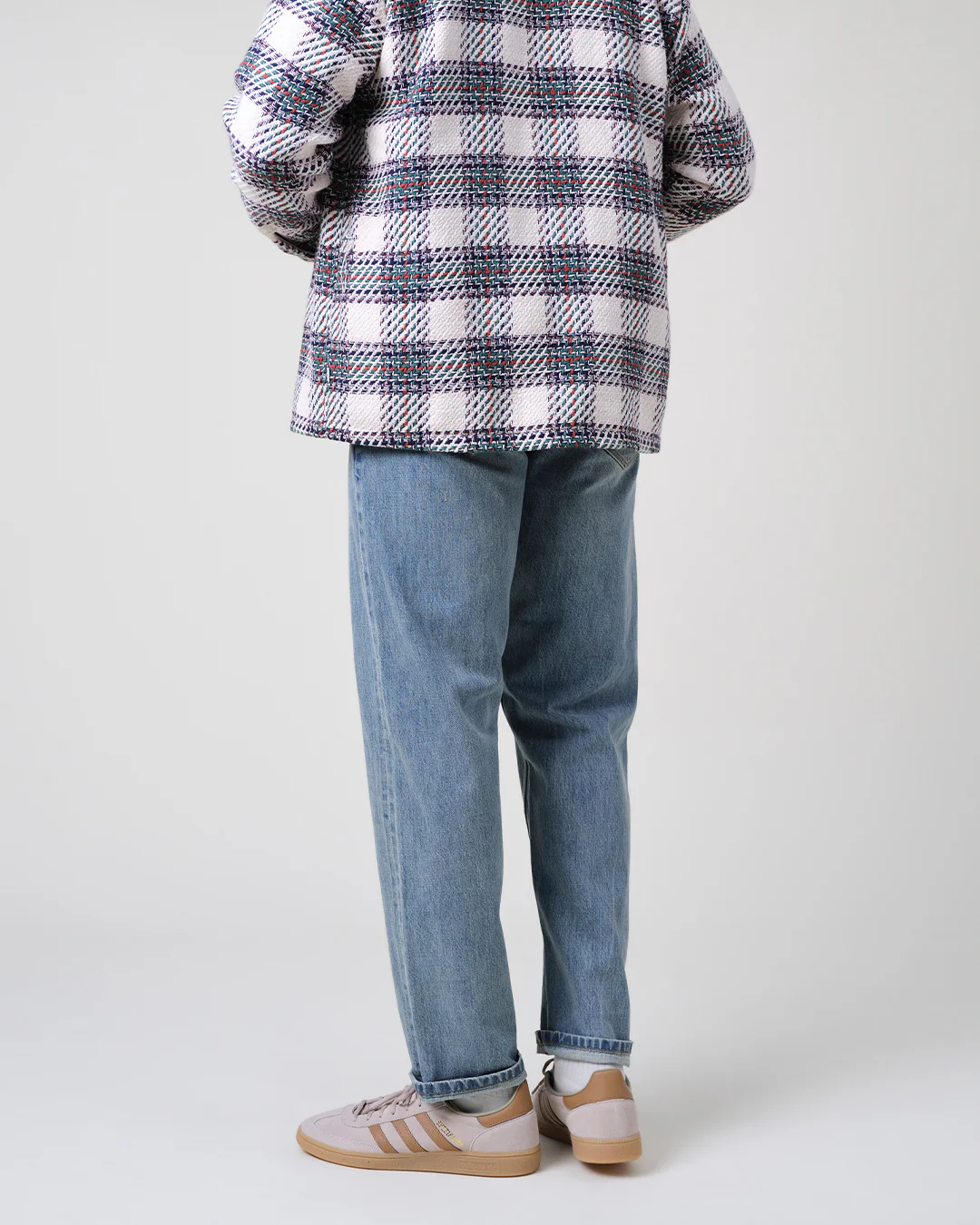 Russell - Blue Wash Selvedge Straight Fit Denim Jeans - Image 4