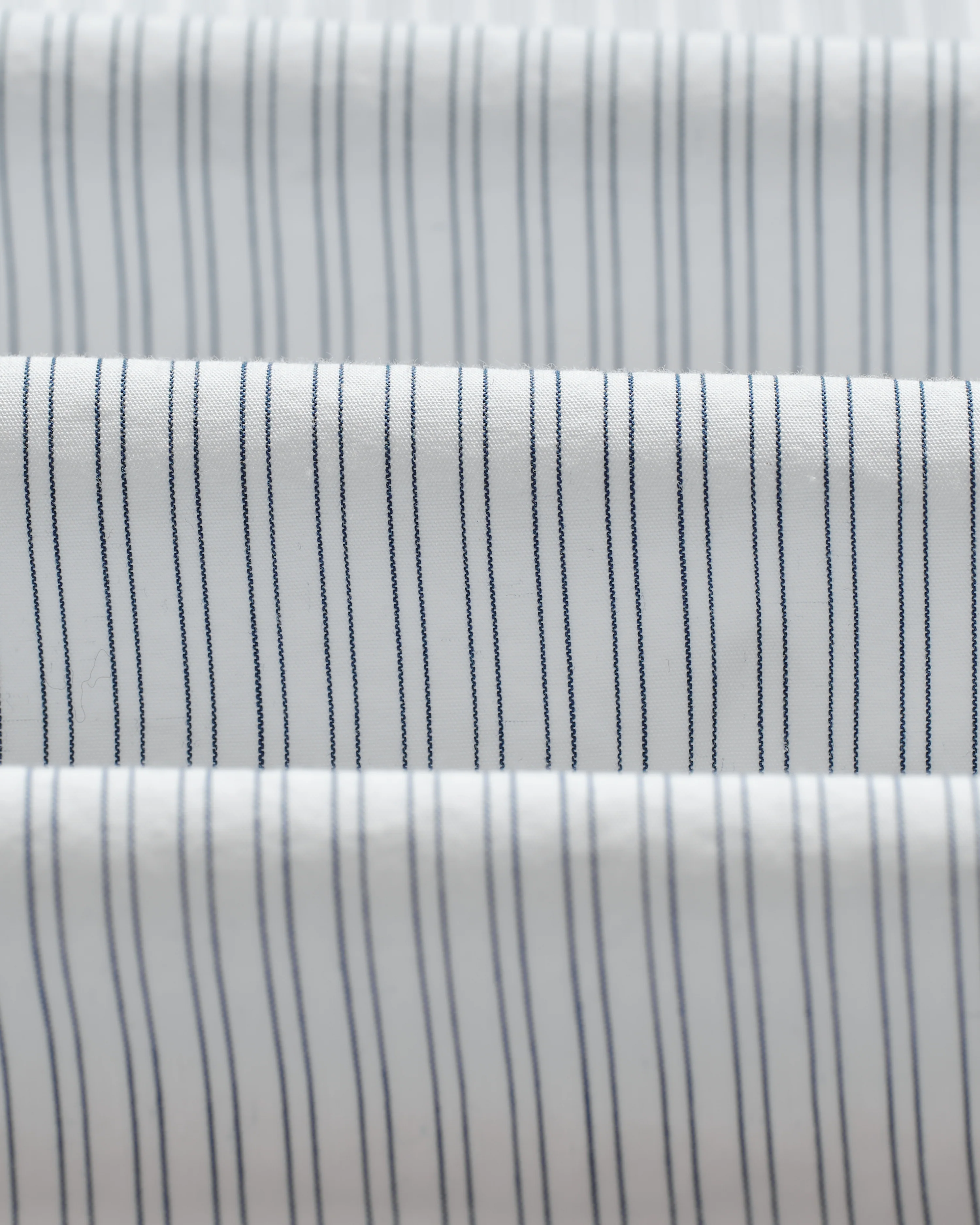 Shelly - Ecru And Blue Fine Stripe Poplin Shirt - Image 9