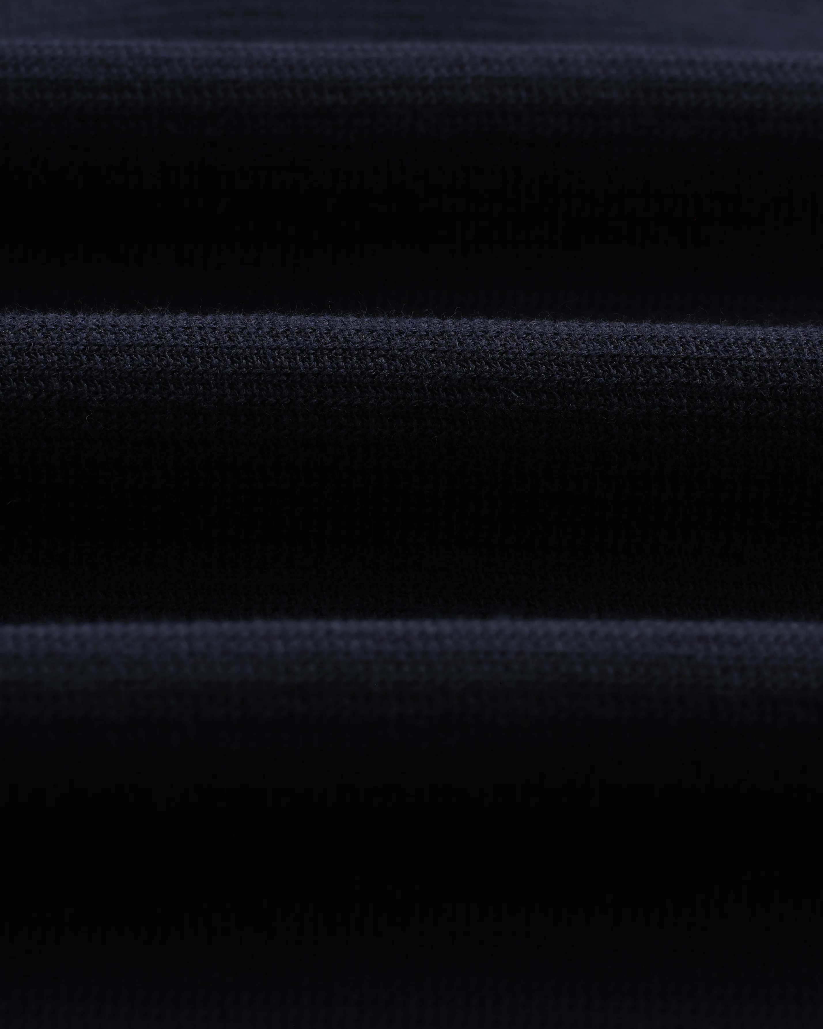 Shore - Navy Textured Organic Cotton Polo Shirt - Image 9