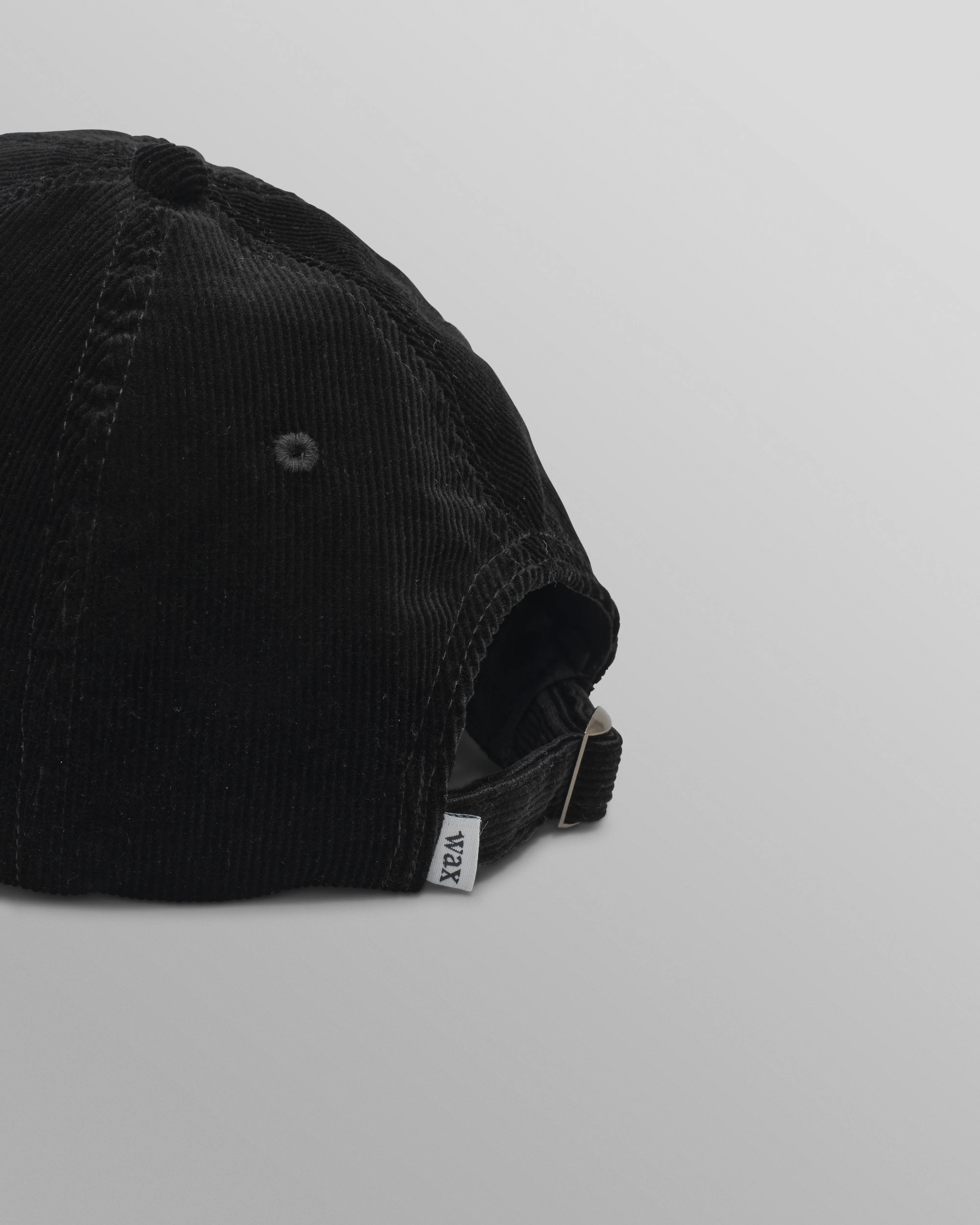 Spencer - Black Corduroy Sports Cap - Image 5