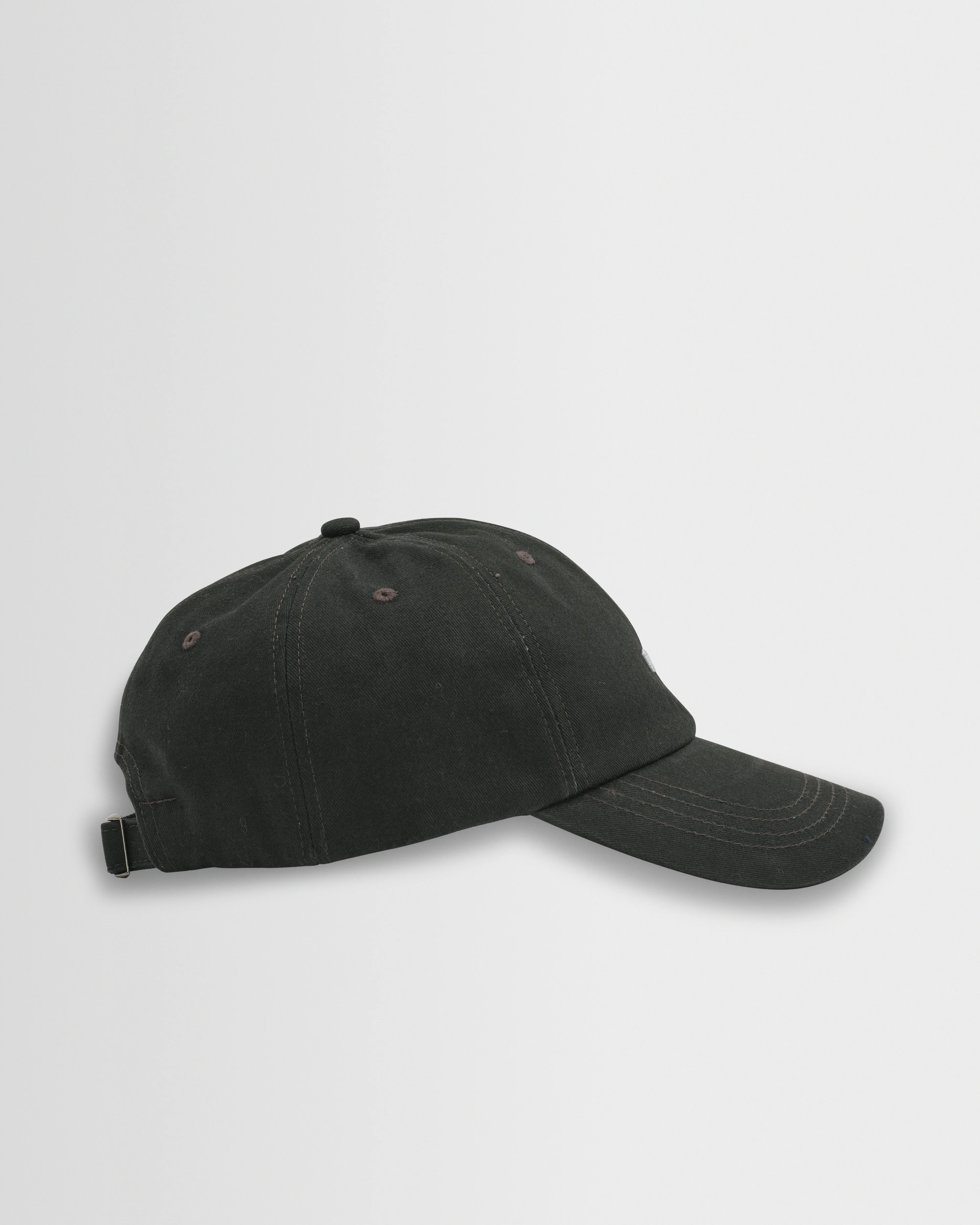 Spencer - Washed Black Cotton Sports Cap - Image 3