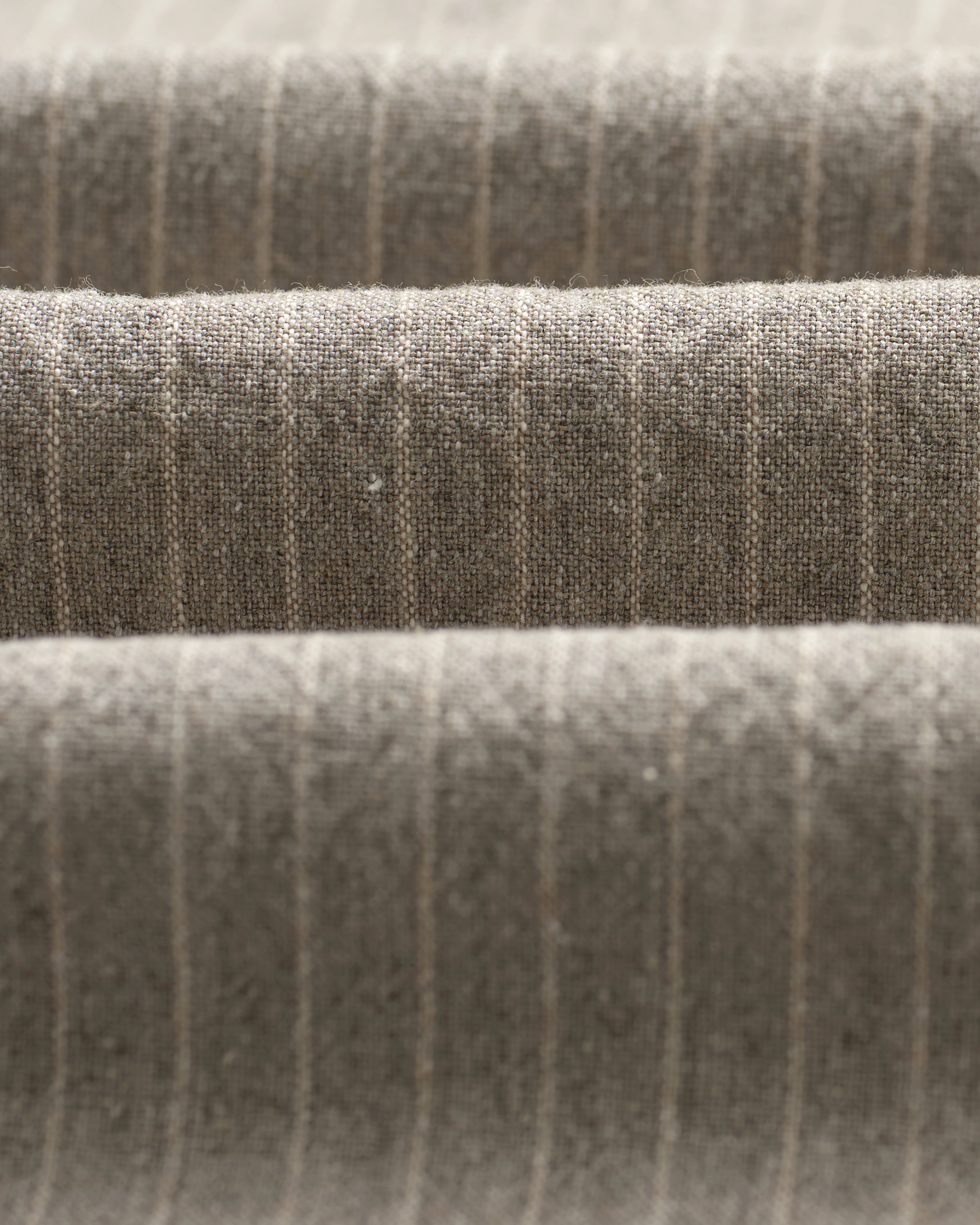 Tyne - Natural Chalk Stripe Trousers - Image 11