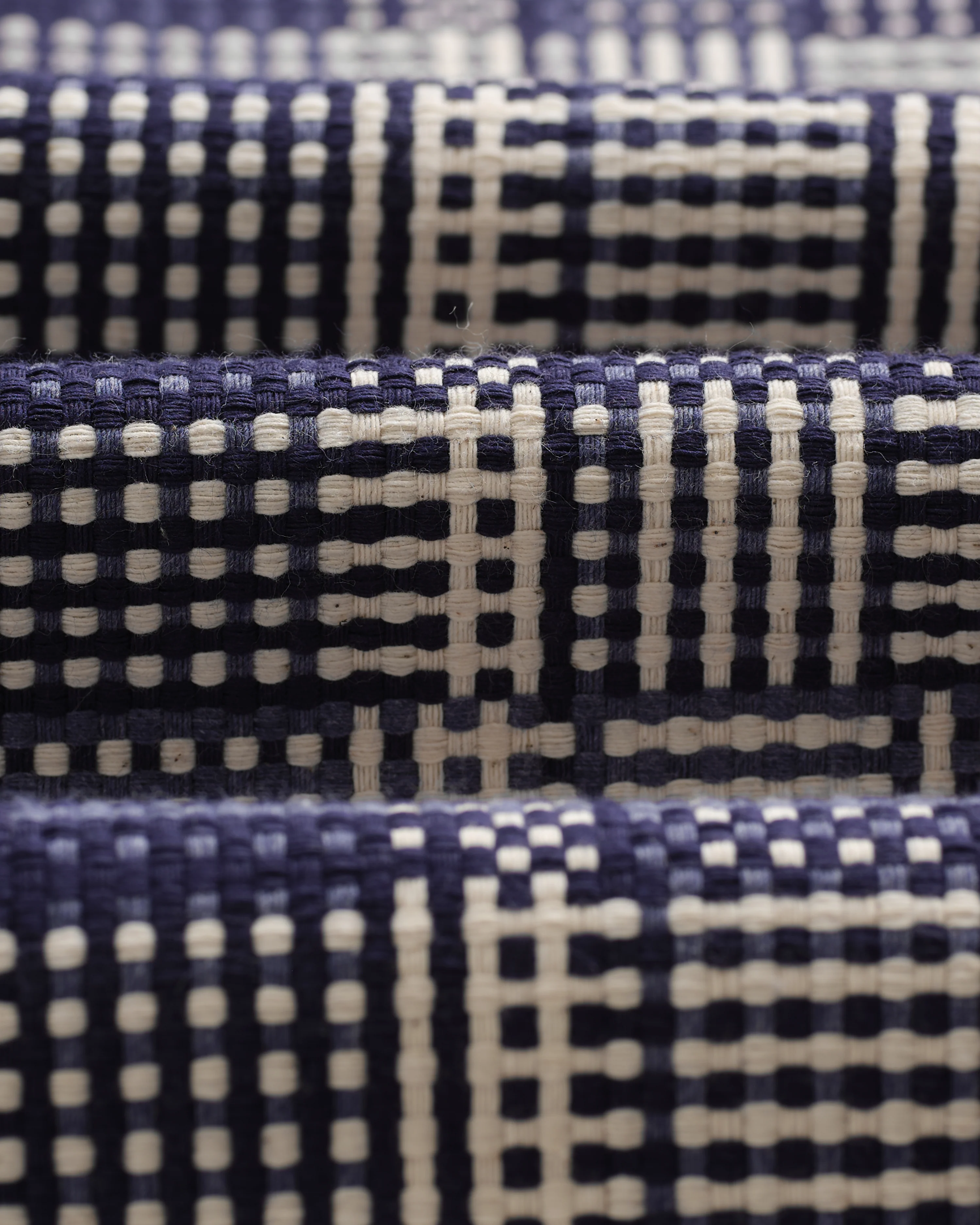 Whiting - Blue And Ecru Basket Weave Overshirt - Image 9