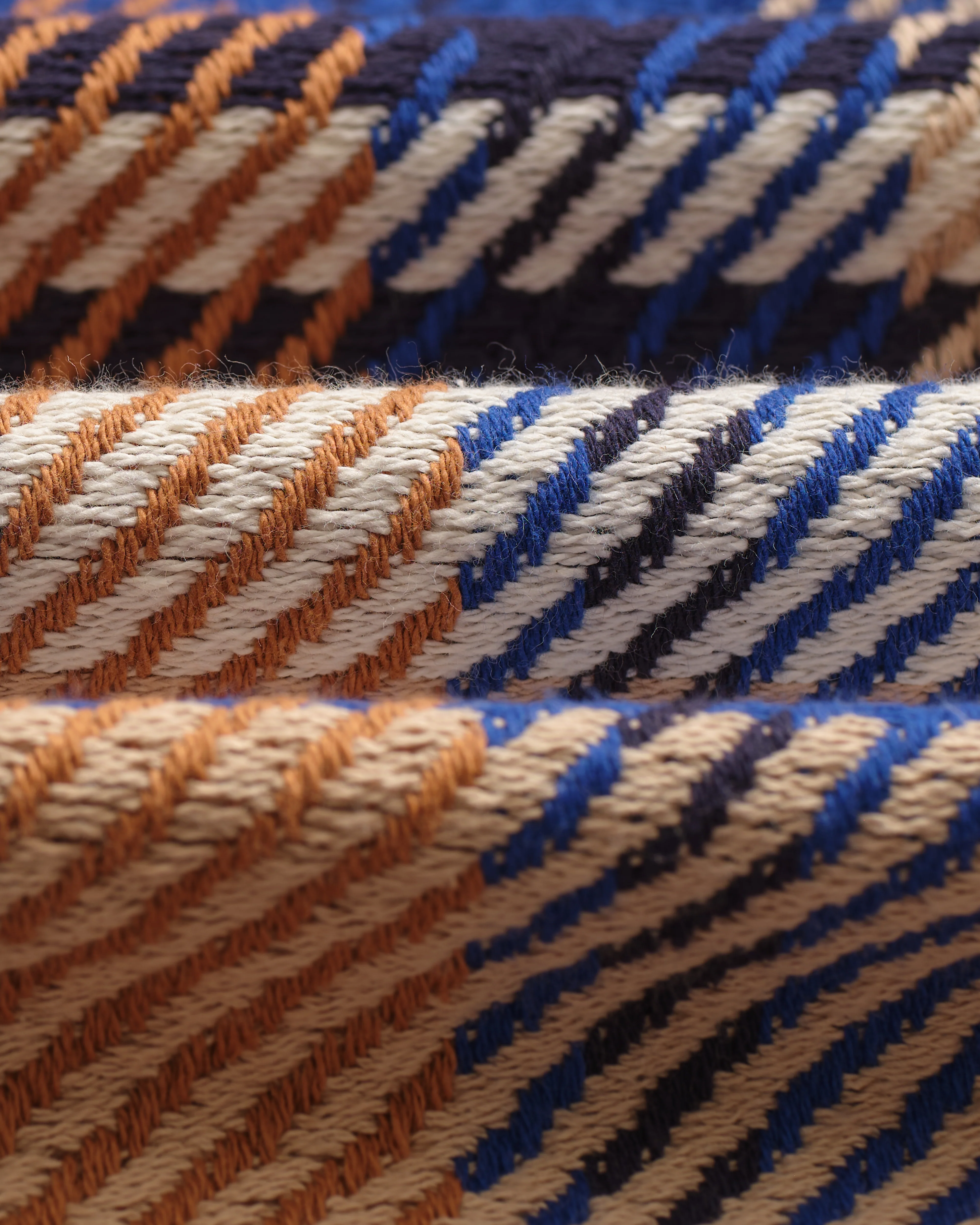 Whiting - Blue And Tan Bold Check Overshirt - Image 8