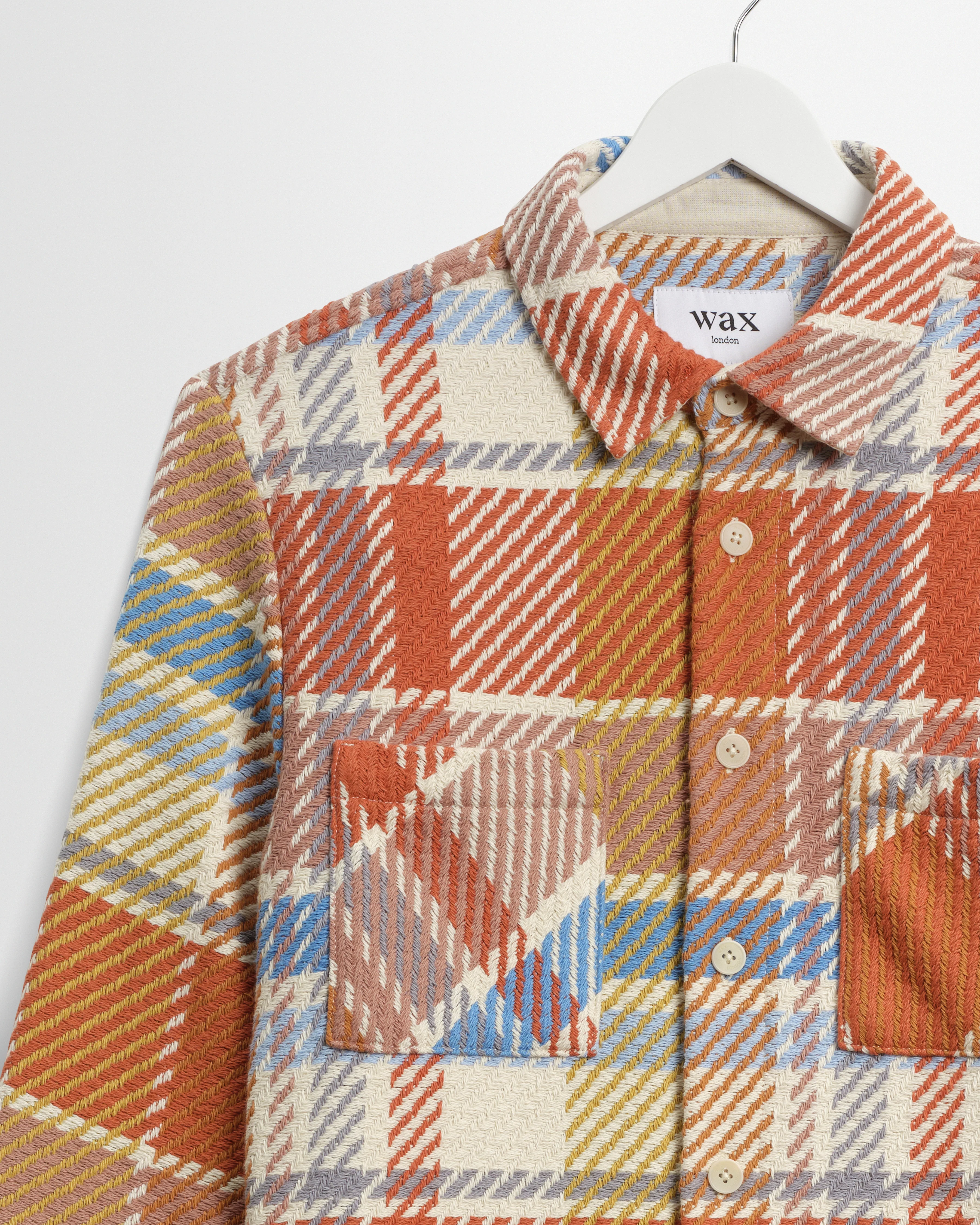 Whiting - Multicolour Pastel Bude Check Overshirt - Image 8