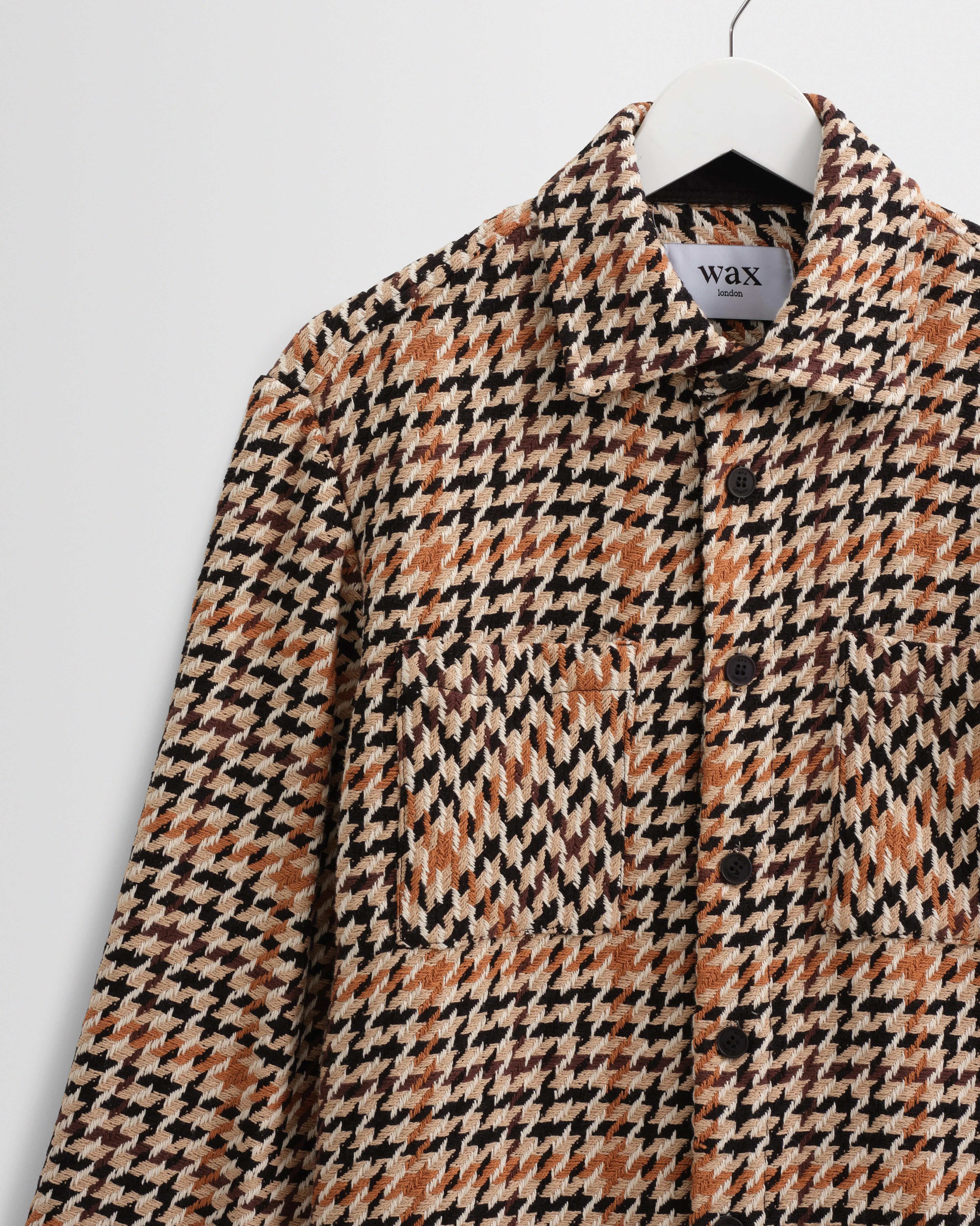 Whiting - Natural Houndstooth-Weave Overshirt - Image 7