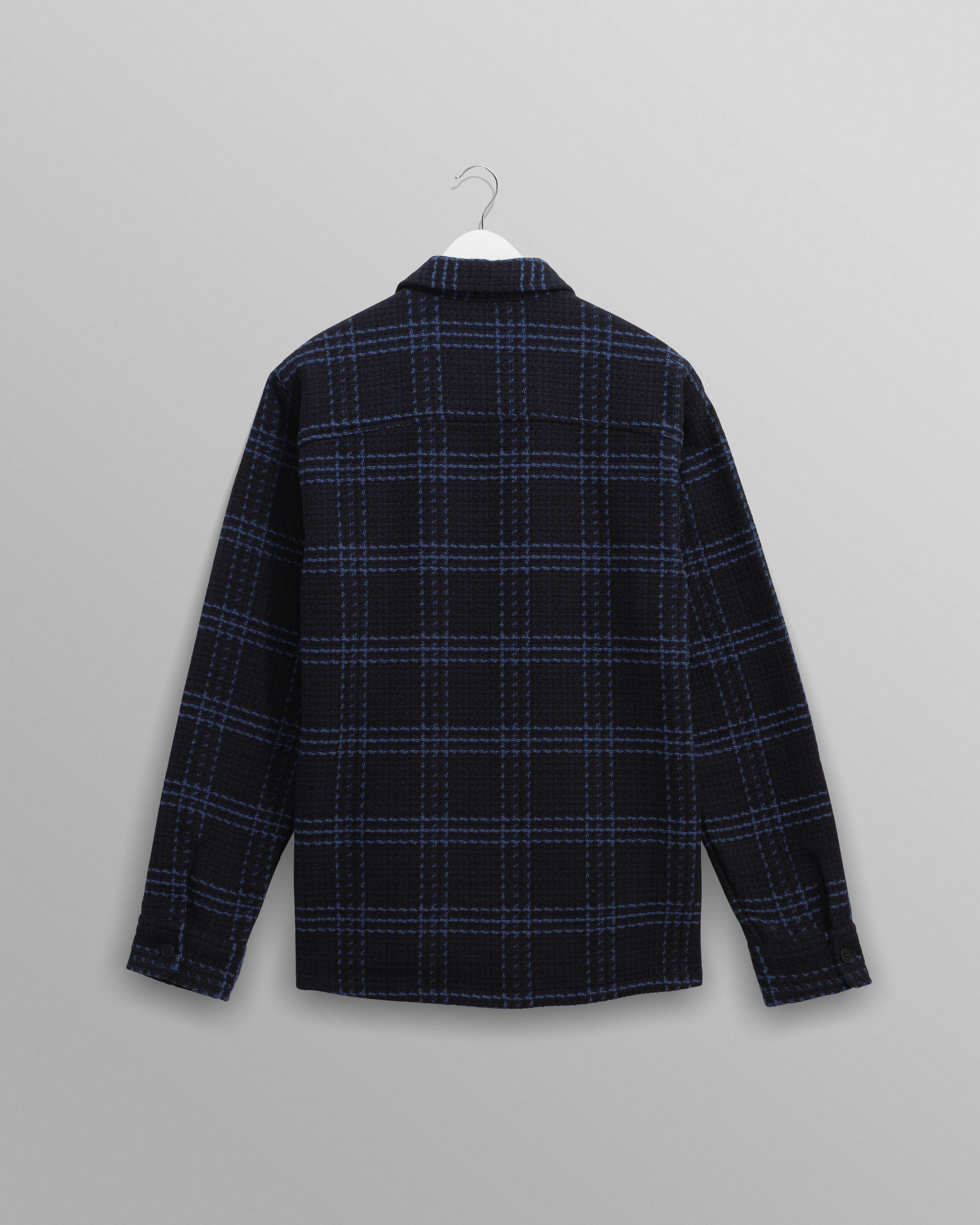Whiting - Navy And Blue Skate Check Overshirt - Image 8