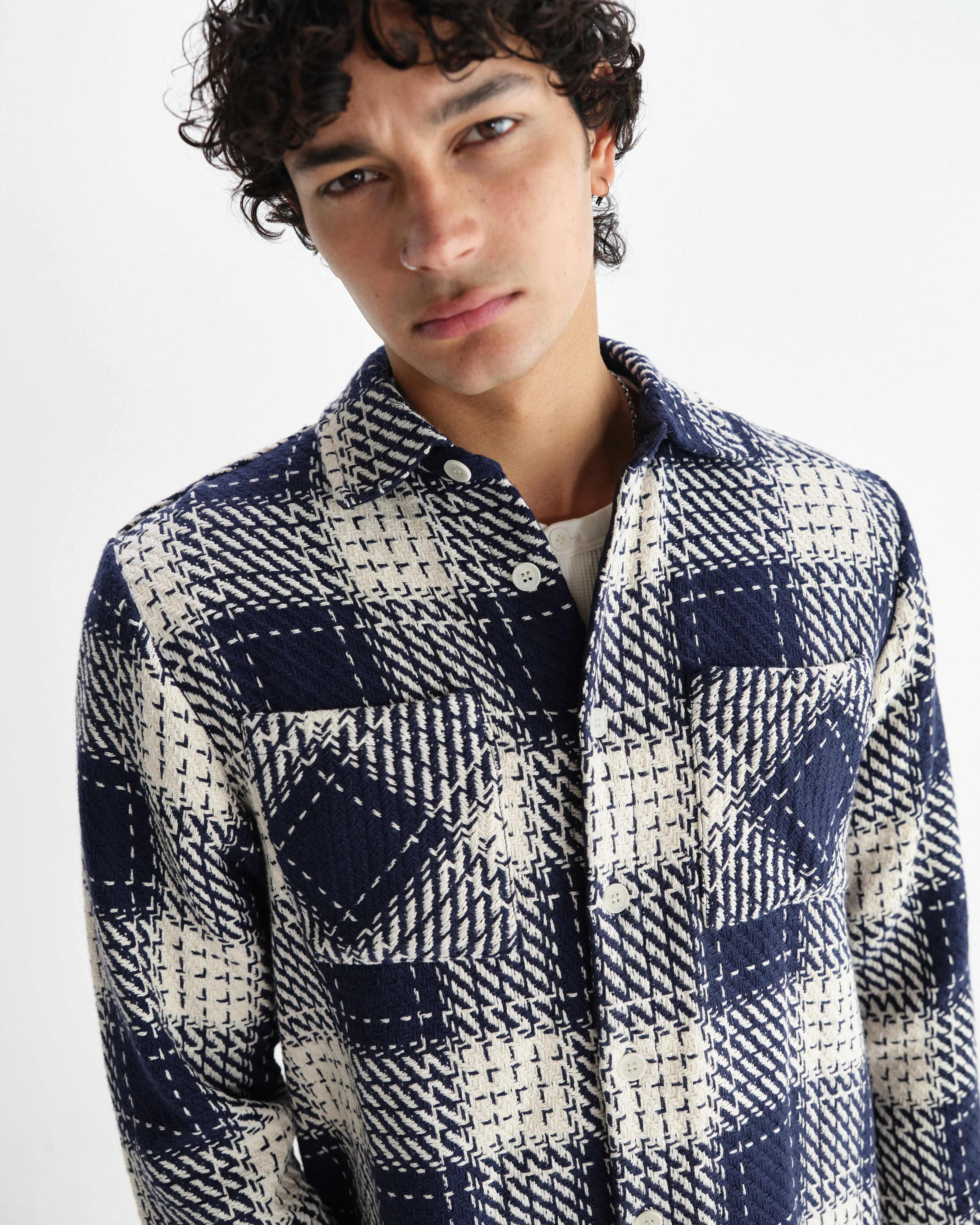 Whiting - Navy Marine Beatnik Overshirt - Image 4