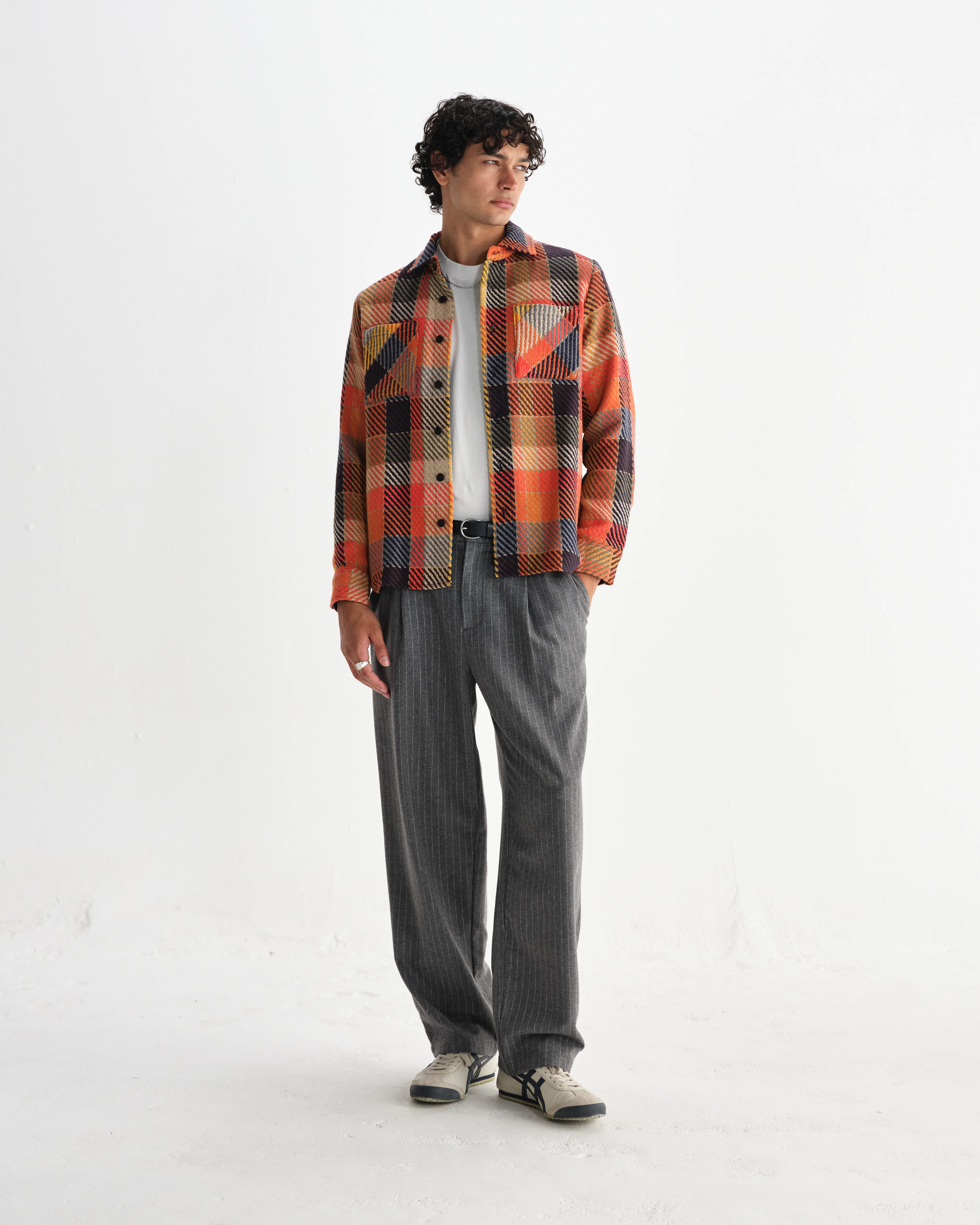 Whiting - Orange Pike Check Overshirt - Image 5