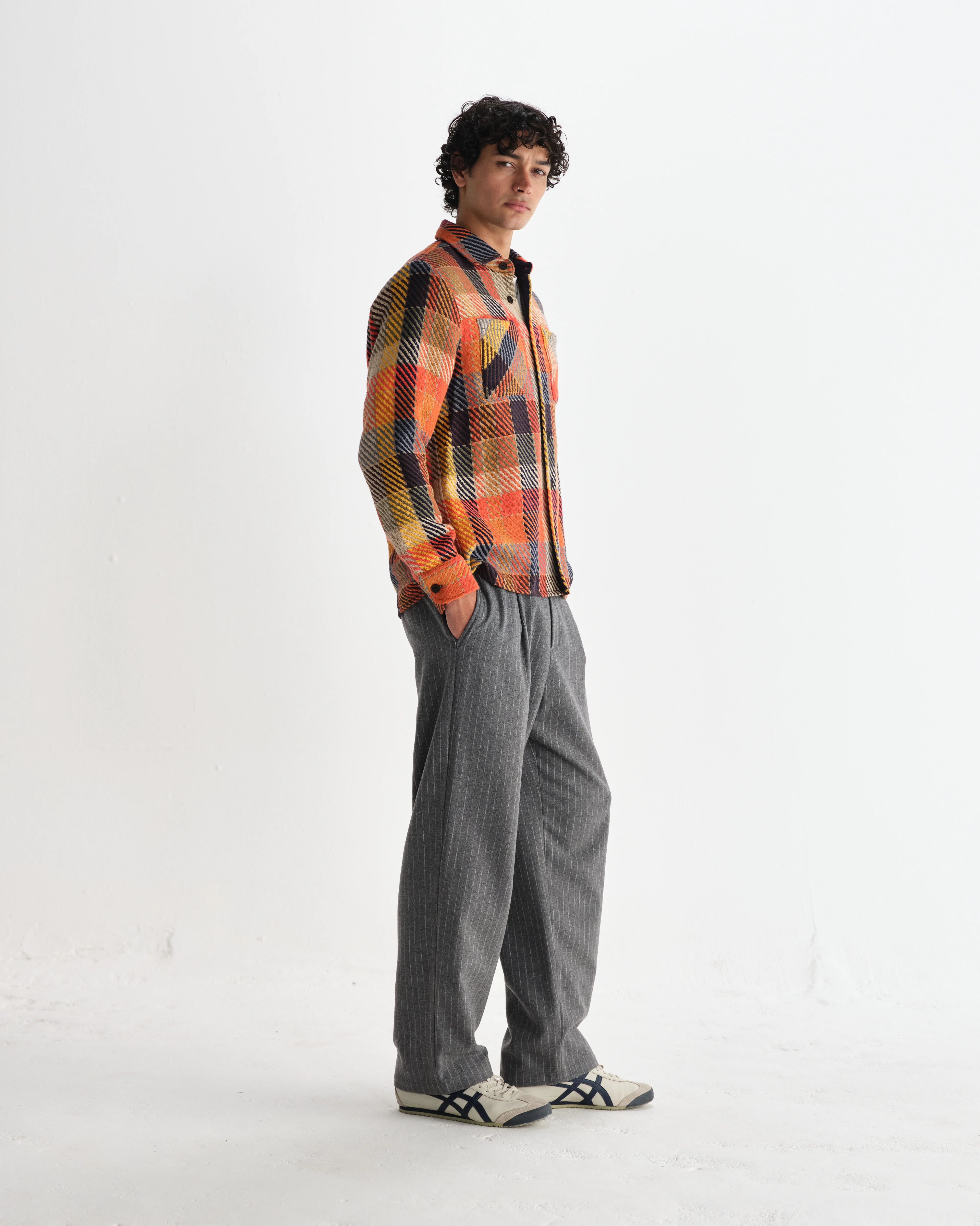 Whiting - Orange Pike Check Overshirt - Image 6