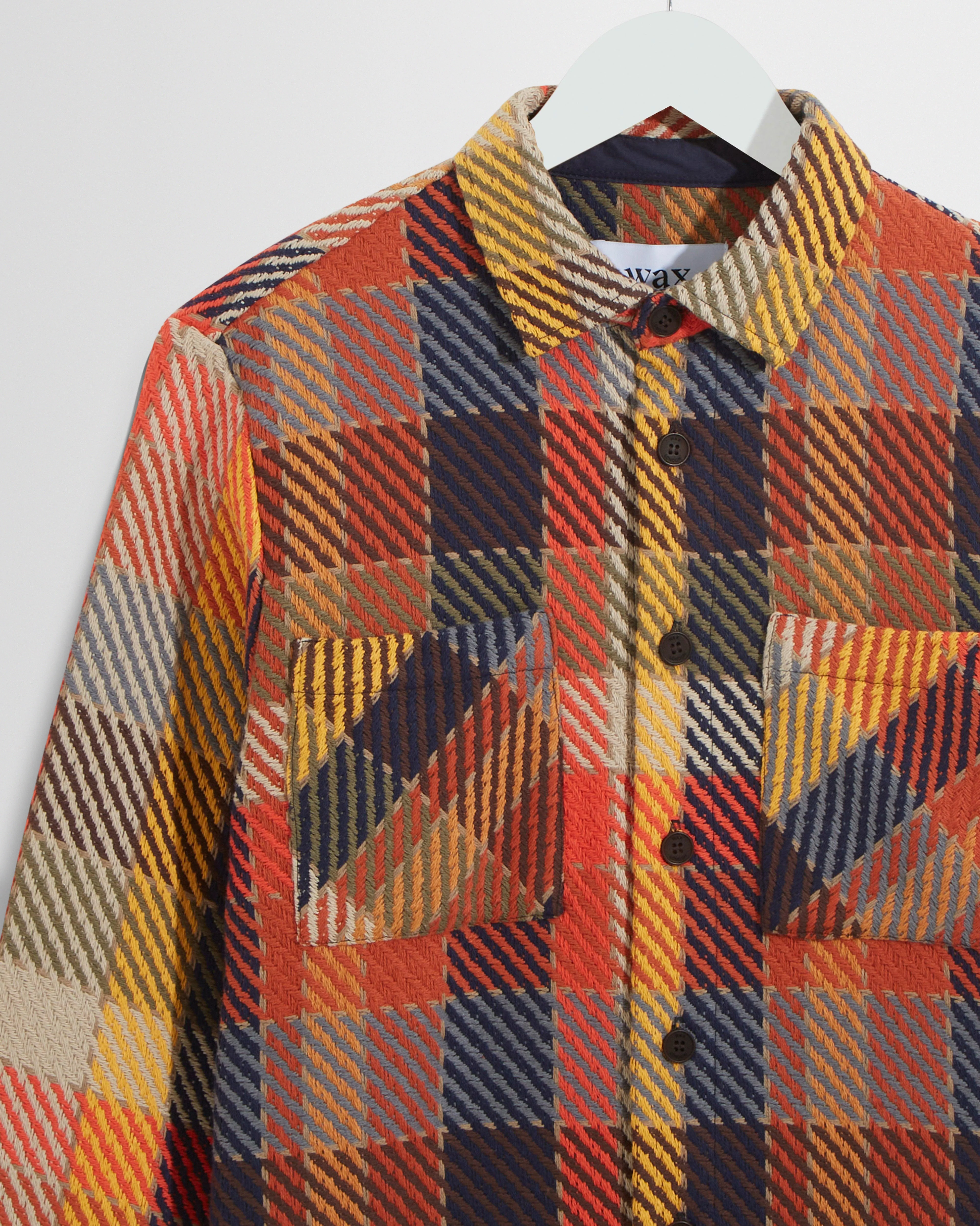 Whiting - Orange Pike Check Overshirt - Image 8