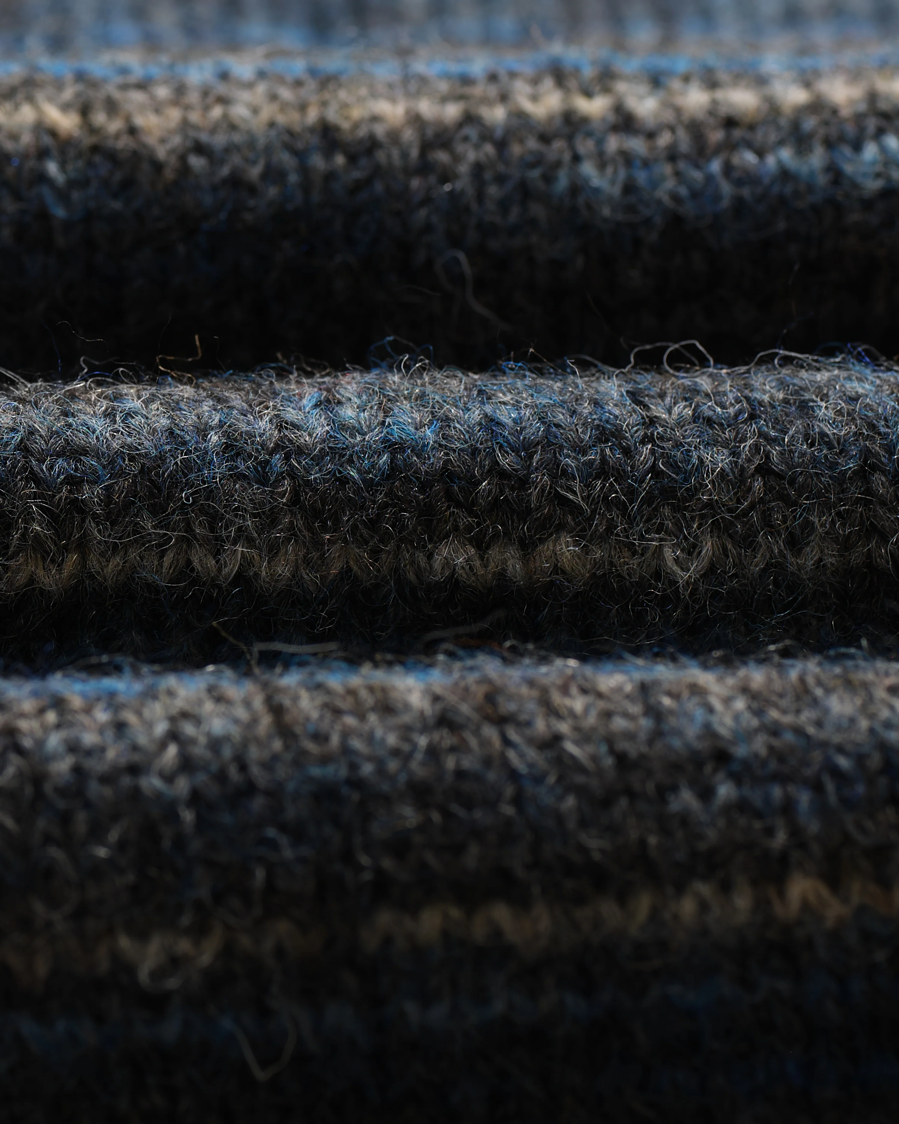 Wilde - Grey And Teal Space Dye Wool Crewneck - Image 9